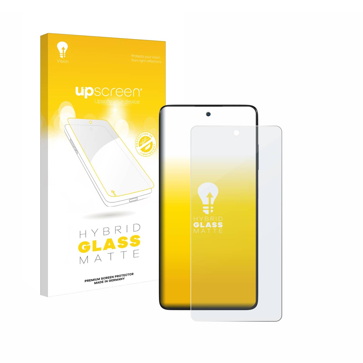 upscreen Hybrid Glas Matt Panzer-Folie für HMD Crest