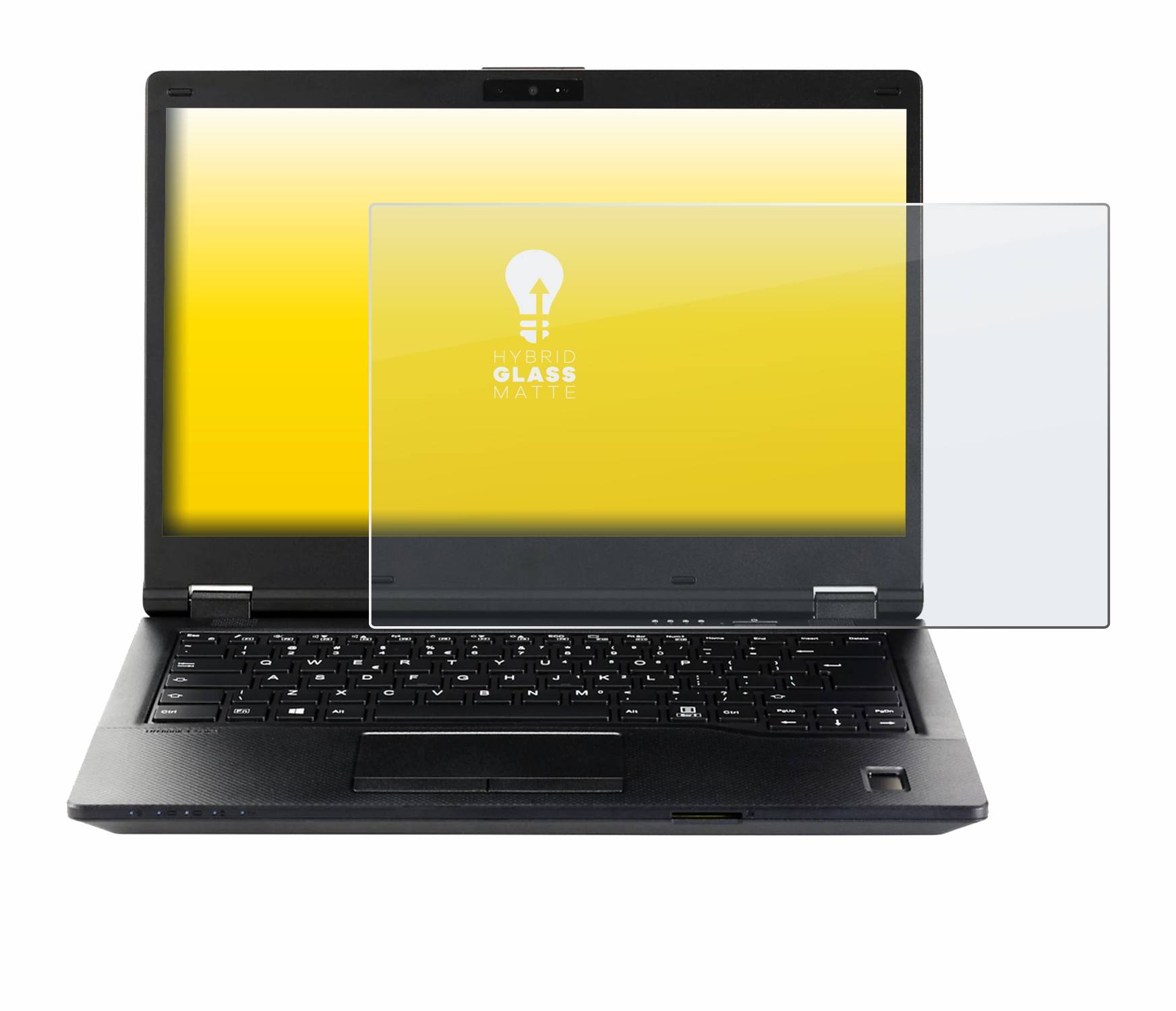 upscreen Hybrid Glas Matt Panzer-Folie für Fujitsu Lifebook E449
