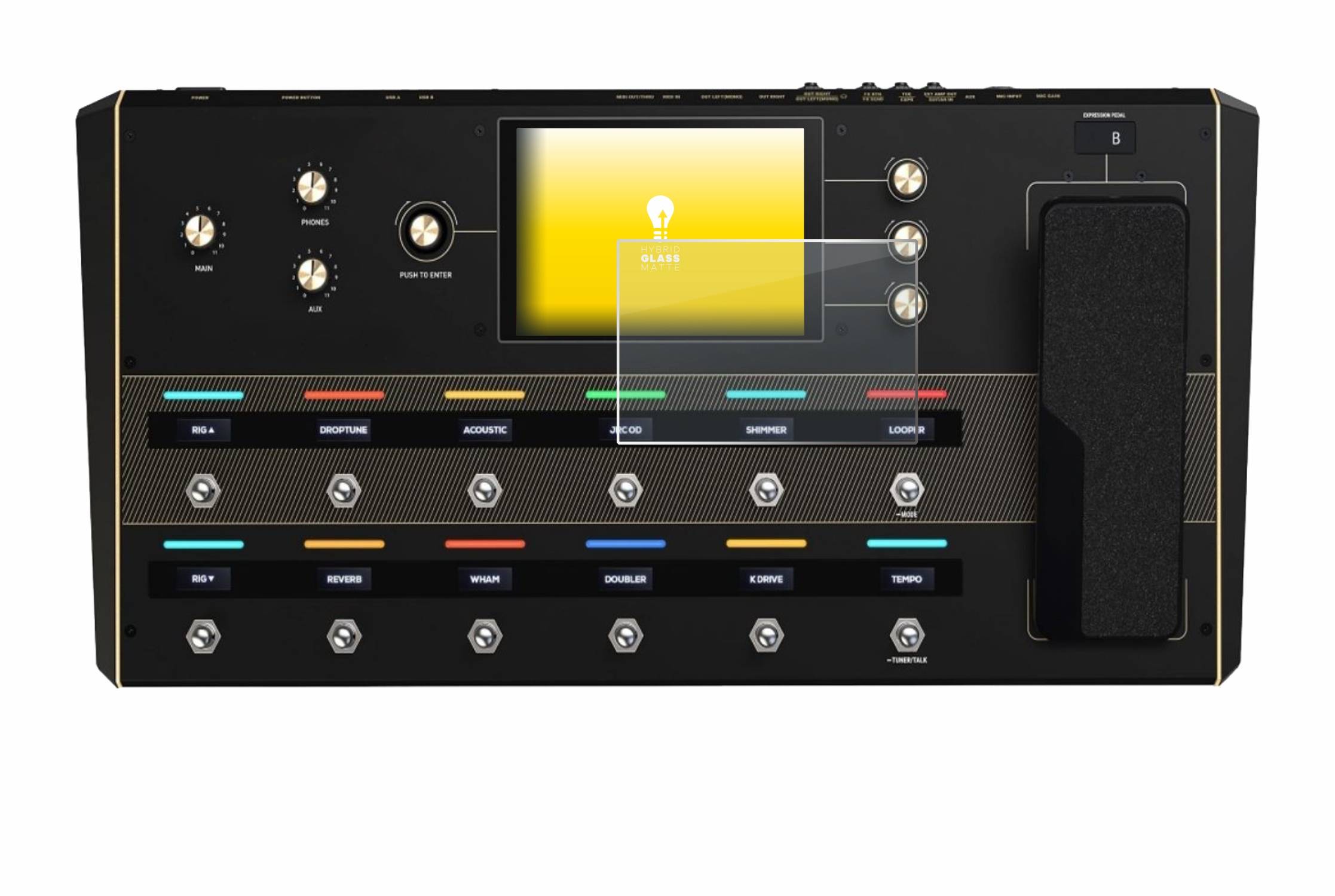 upscreen Hybrid Glas Matt Panzer-Folie für Headrush Prime