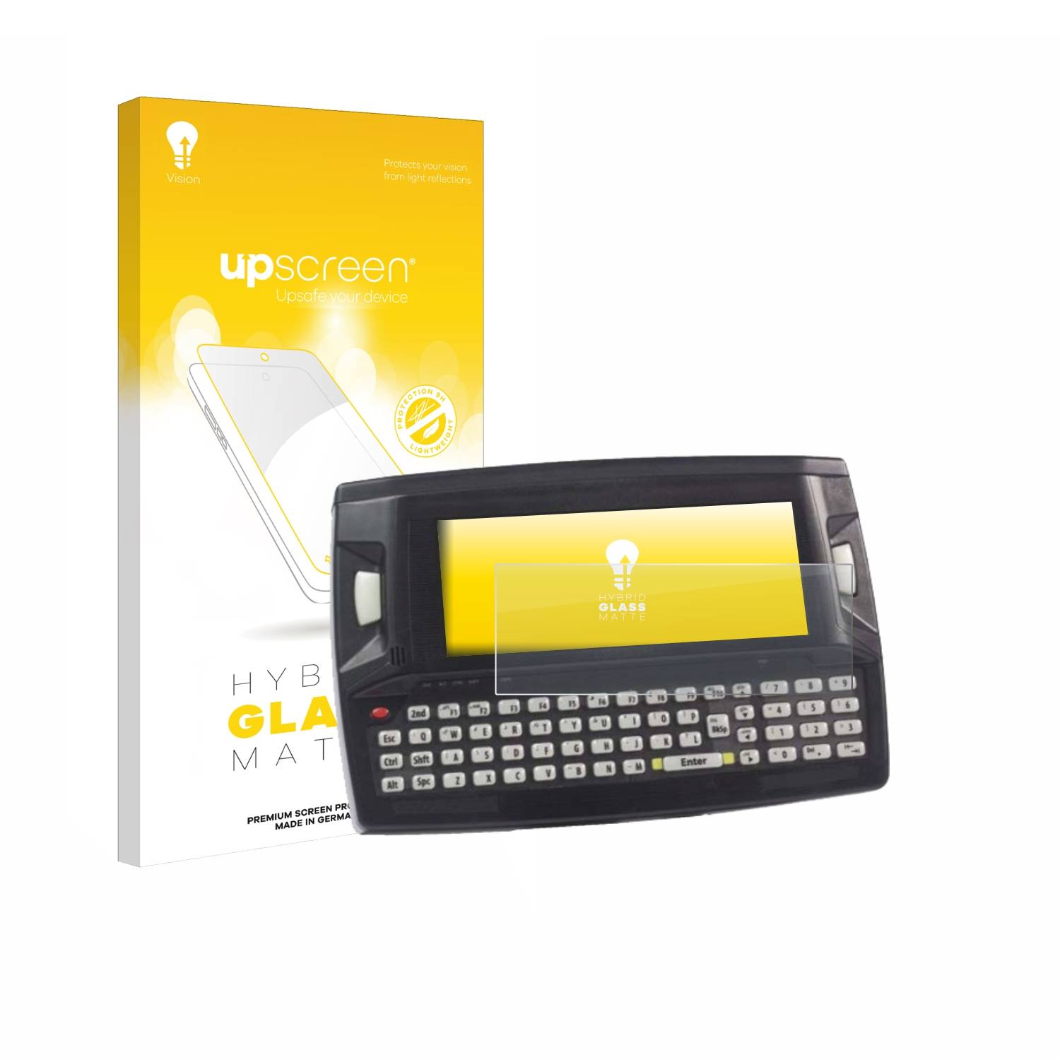 upscreen Hybrid Glas Matt Panzer-Folie für Honeywell LXE VX3 Plus