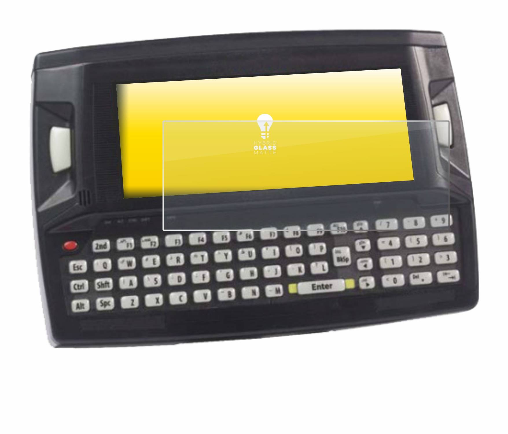 upscreen Hybrid Glas Matt Panzer-Folie für Honeywell LXE VX3 Plus