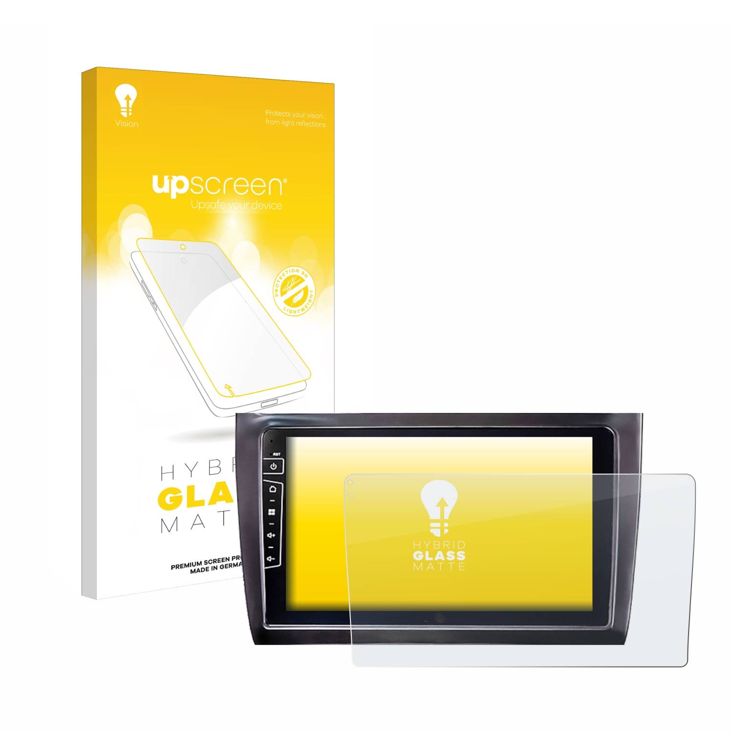 upscreen Hybrid Glas Matt Panzer-Folie für Dynavin D9-DF56 9