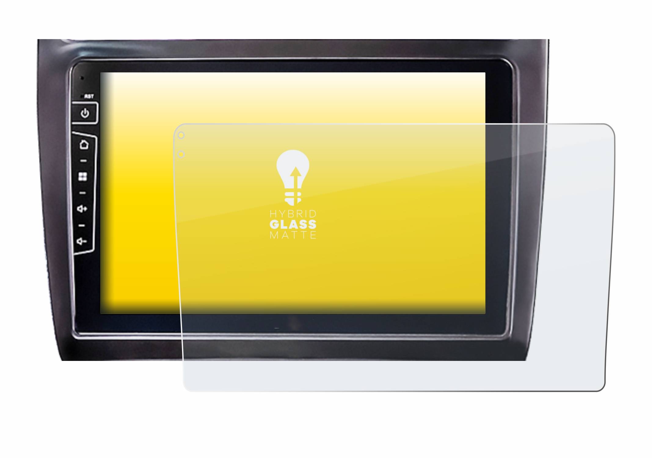 upscreen Hybrid Glas Matt Panzer-Folie für Dynavin D9-DF56 9