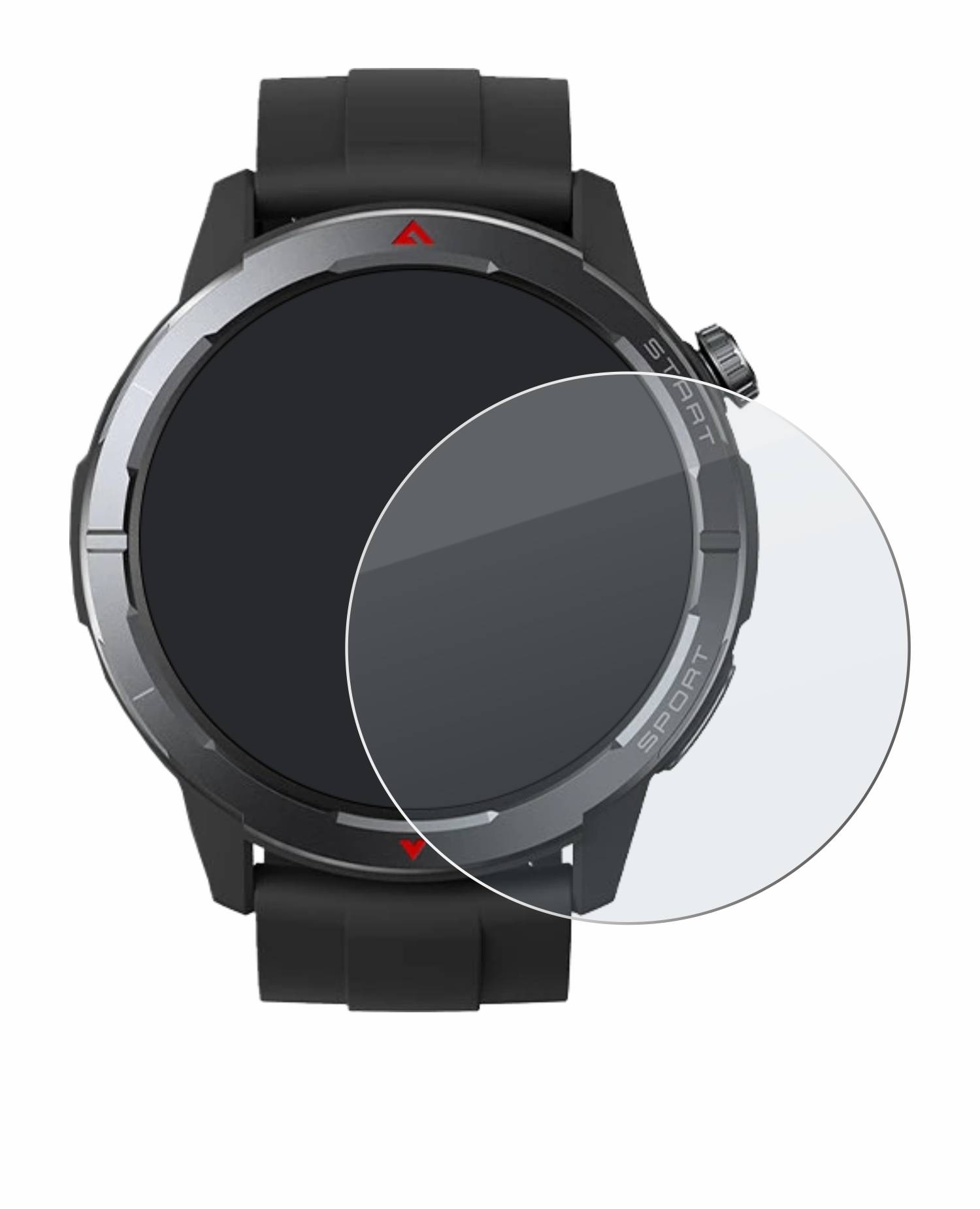 BROTECT AirGlass Matt Glas Panzer Folie für Zeblaze Stratos 3 Ultra