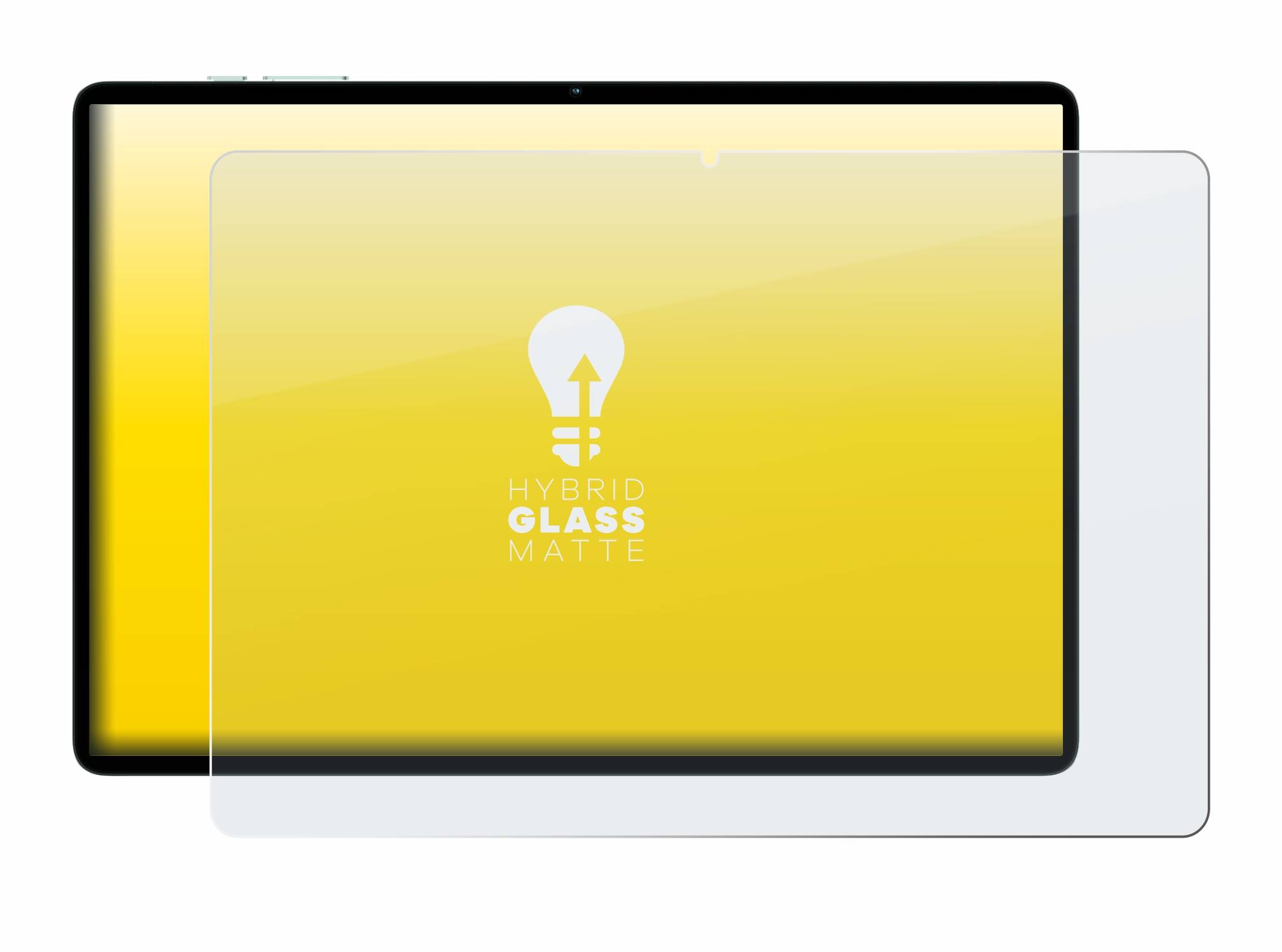 upscreen Hybrid Glas Matt Panzer-Folie für Teclast M50S