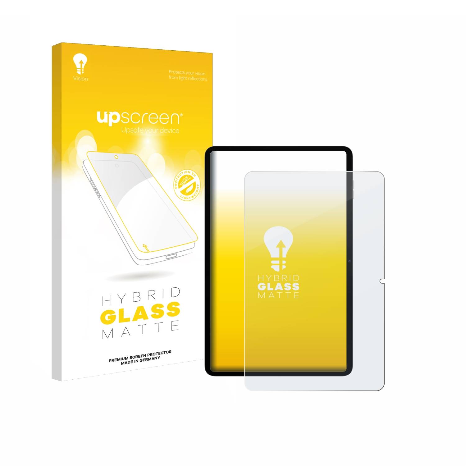 upscreen Hybrid Glas Matt Panzer-Folie für Blackview Tab 18