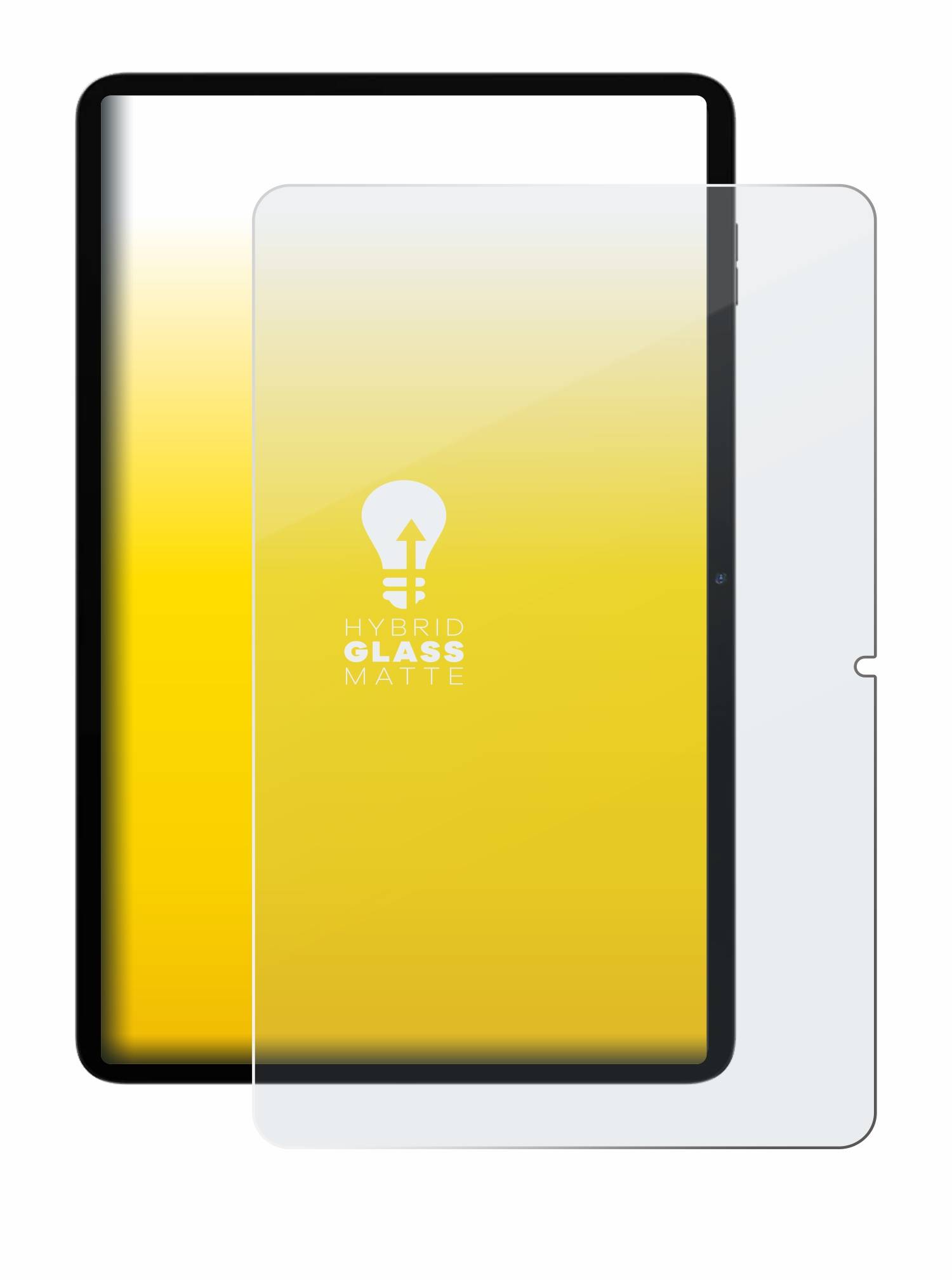 upscreen Hybrid Glas Matt Panzer-Folie für Blackview Tab 18