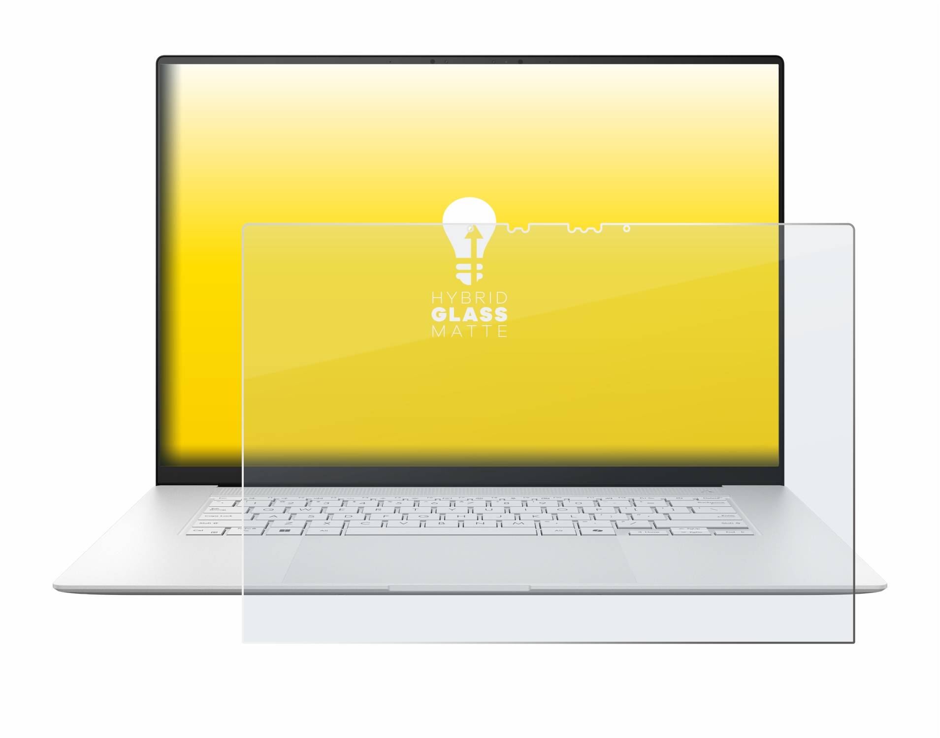 upscreen Hybrid Glas Matt Panzer-Folie für ASUS ZenBook S 16 UM5606