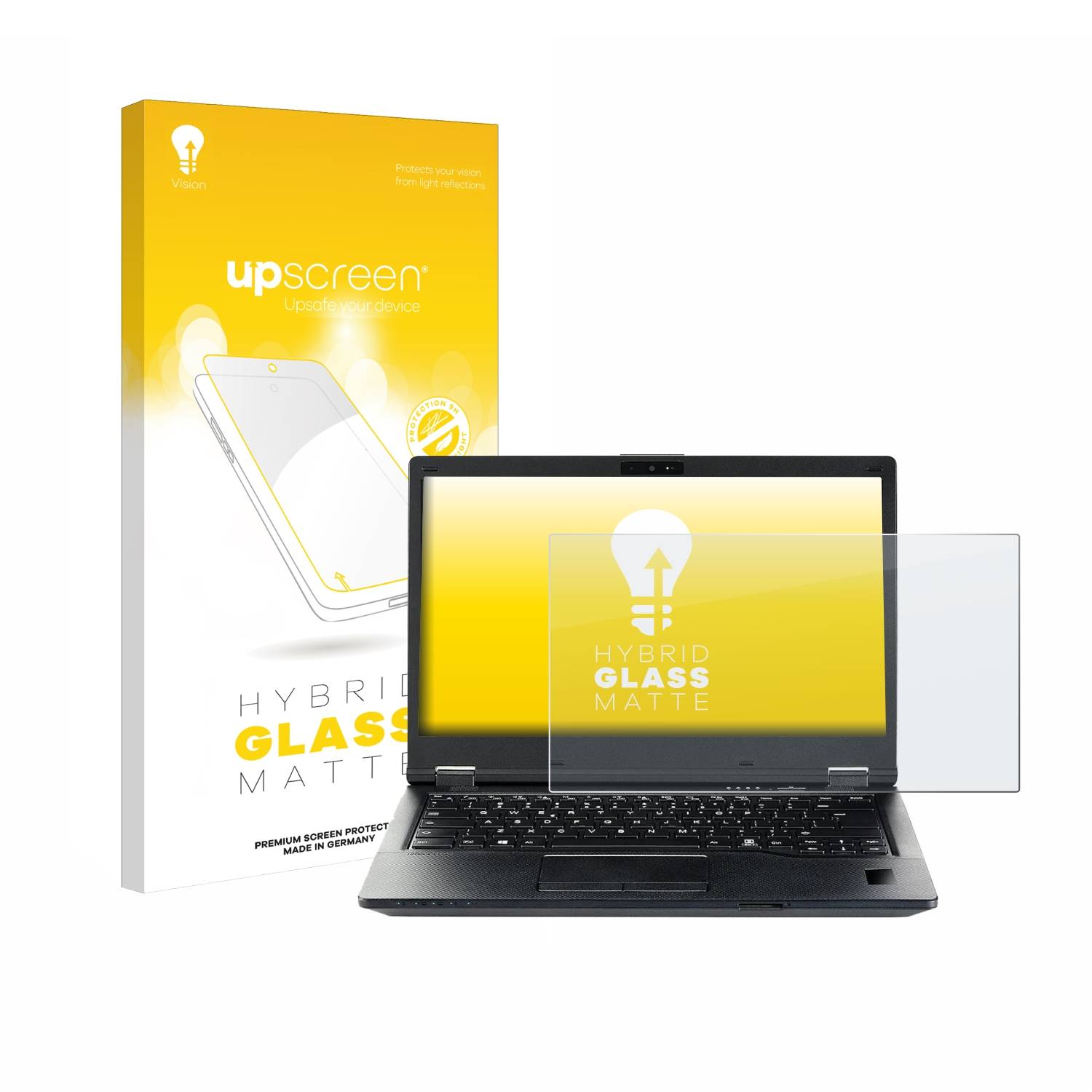 upscreen Hybrid Glas Matt Panzer-Folie für Fujitsu Lifebook E549