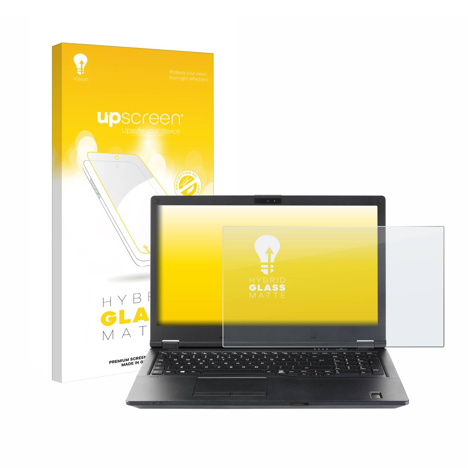 upscreen Hybrid Glas Matt Panzer-Folie für Fujitsu Lifebook E459