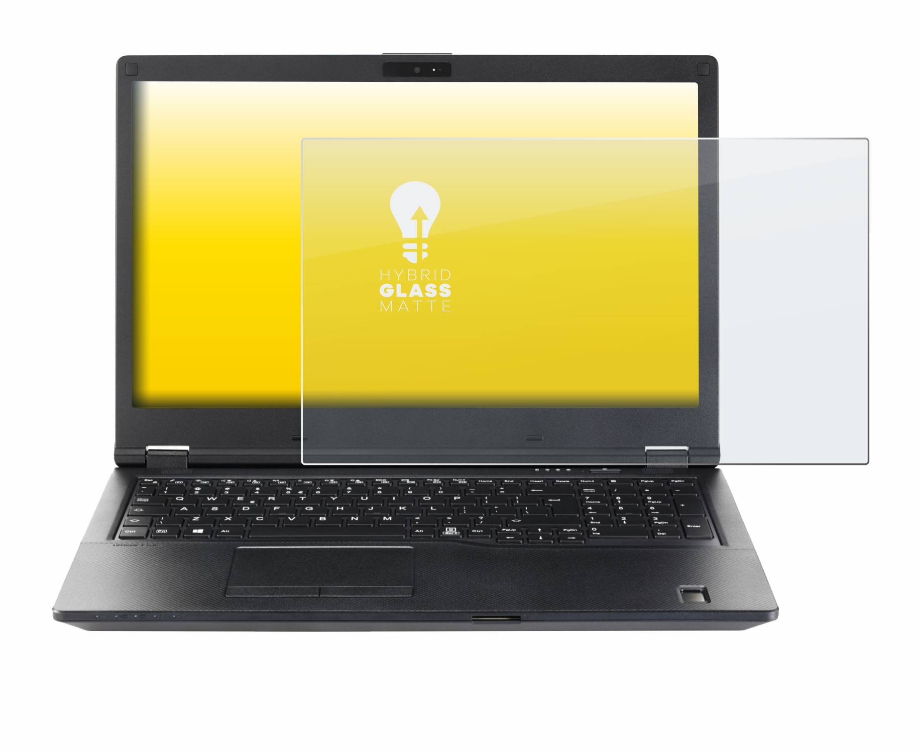 upscreen Hybrid Glas Matt Panzer-Folie für Fujitsu Lifebook E459
