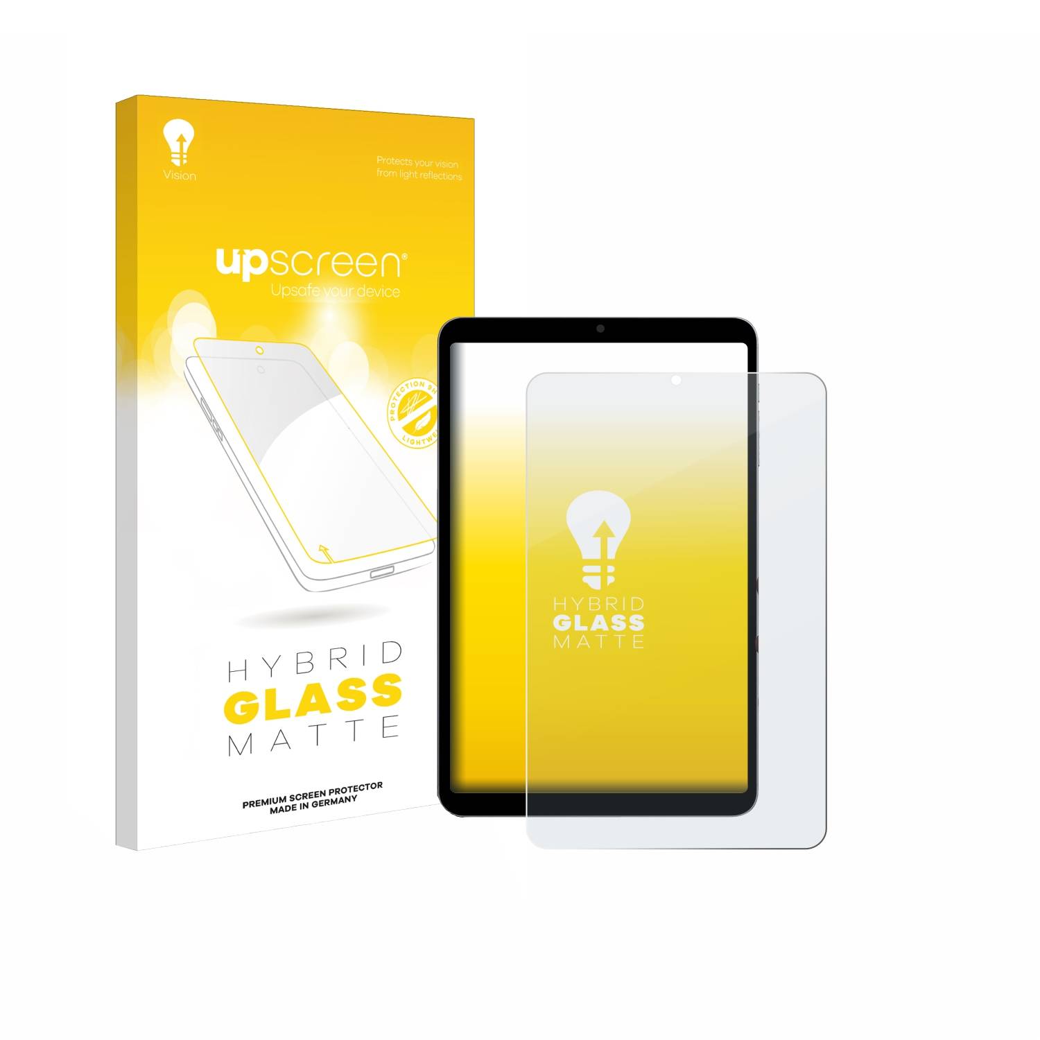 upscreen Hybrid Glas Matt Panzer-Folie für Alldocube iPlay 60 Mini Pro