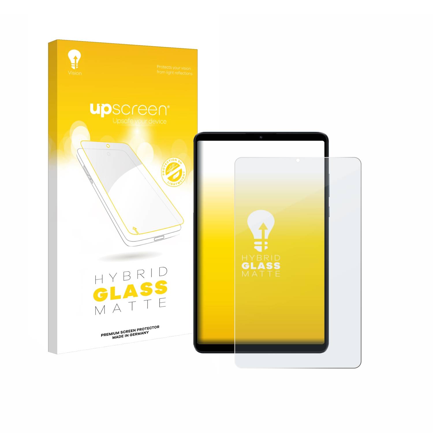 upscreen Hybrid Glas Matt Panzer-Folie für Xiaomi Redmi Pad SE 8.7