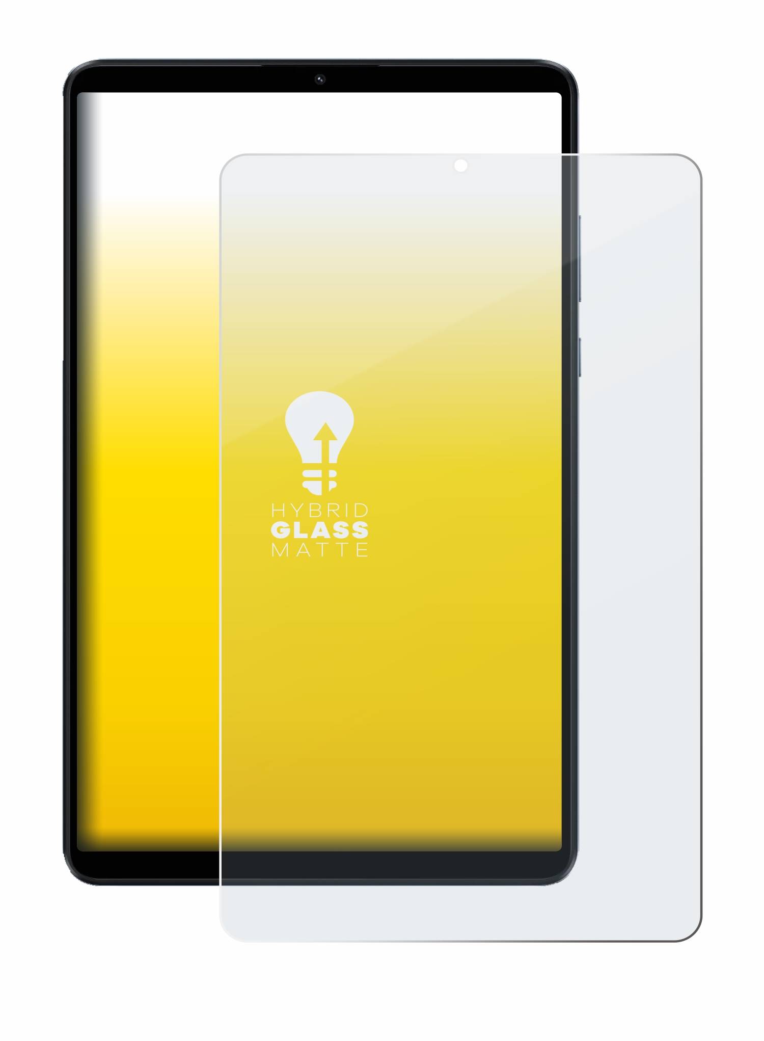 upscreen Hybrid Glas Matt Panzer-Folie für Xiaomi Redmi Pad SE 8.7