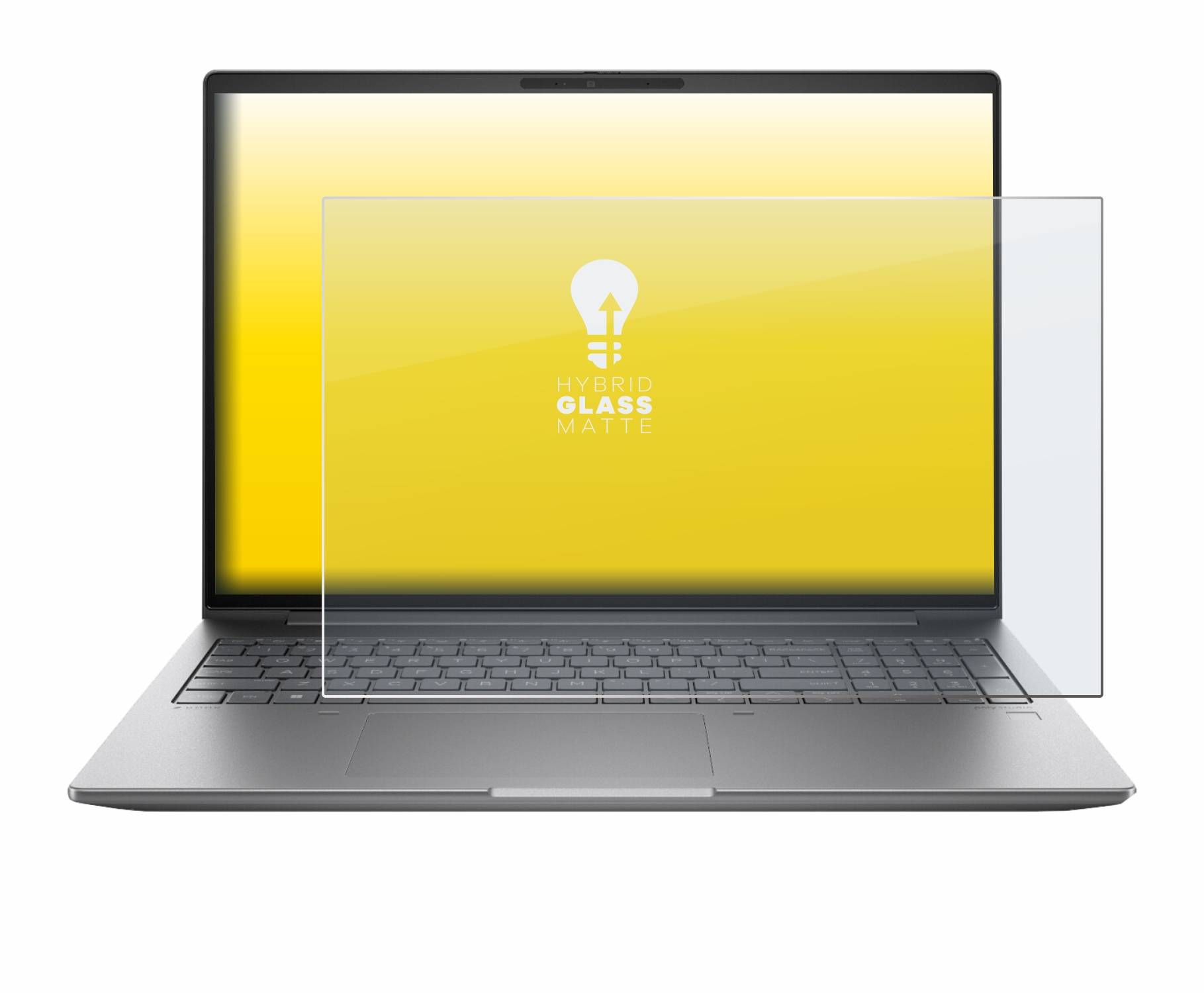 upscreen Hybrid Glas Matt Panzer-Folie für HP Zbook Power 15 G11
