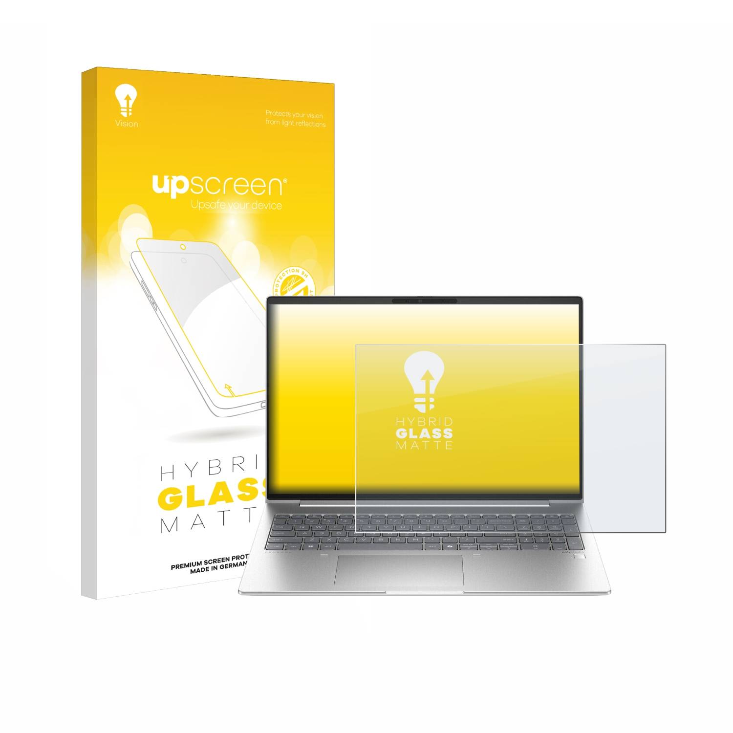upscreen Hybrid Glas Matt Panzer-Folie für HP ProBook 460 G11