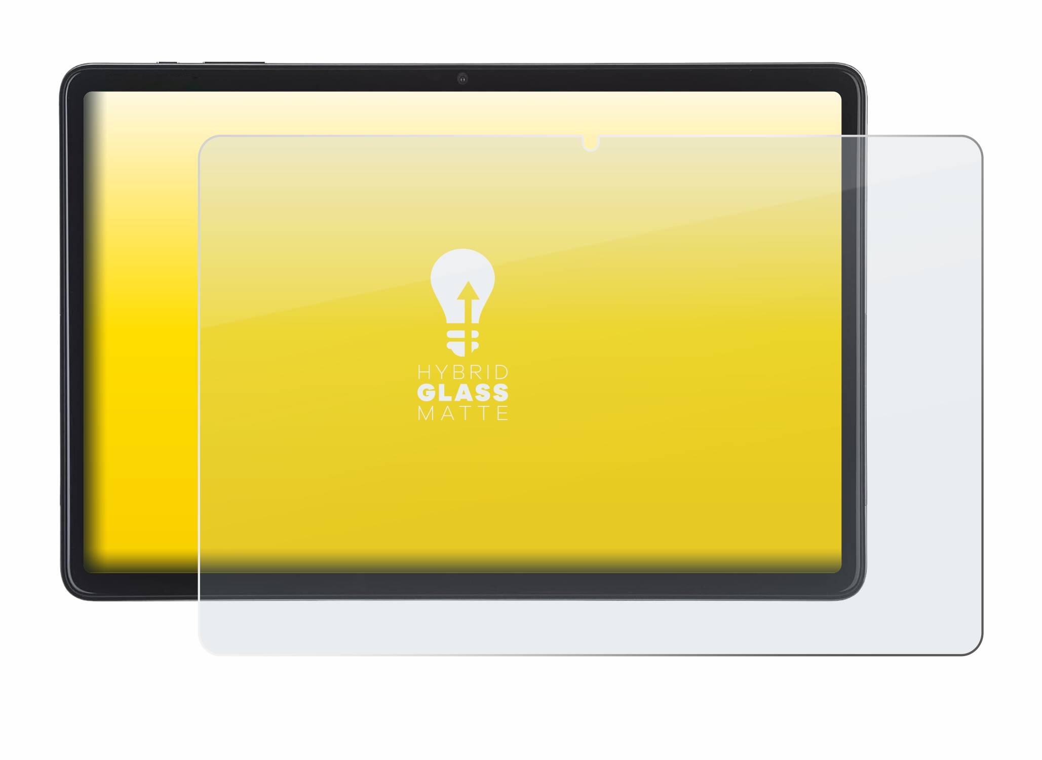 upscreen Hybrid Glas Matt Panzer-Folie für Acepad A170T 5G 10.4