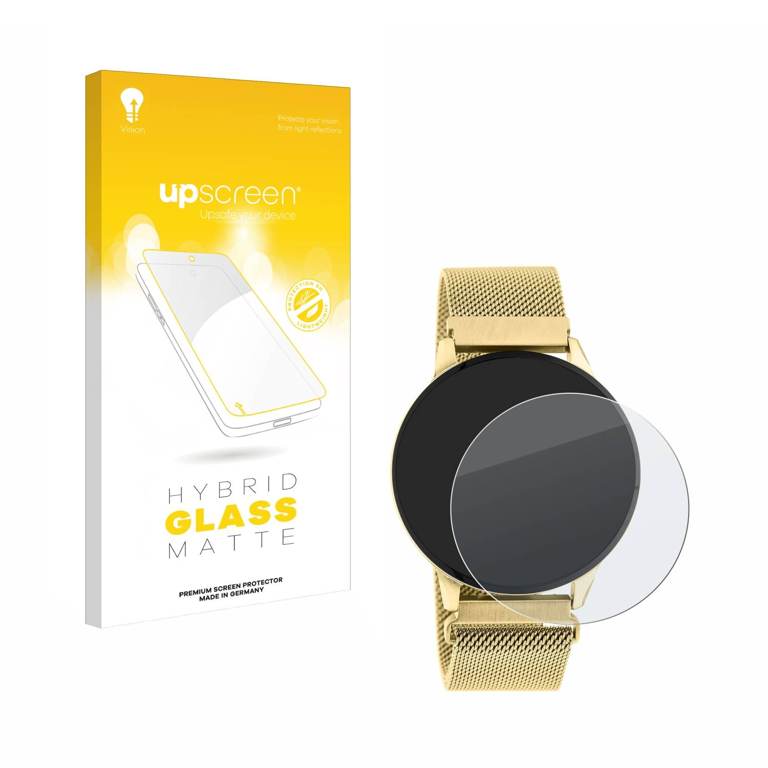 upscreen Hybrid Glas Matt Panzer-Folie für Oozoo Q00121