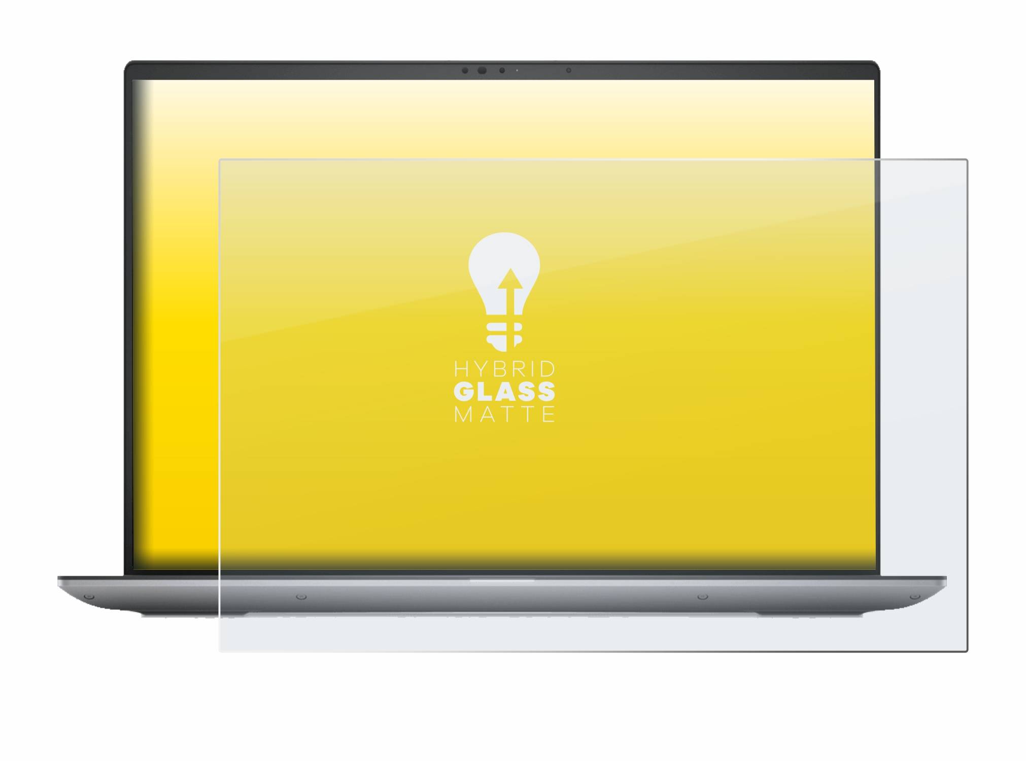 upscreen Hybrid Glas Matt Panzer-Folie für Dell Precision 5690 Workstation