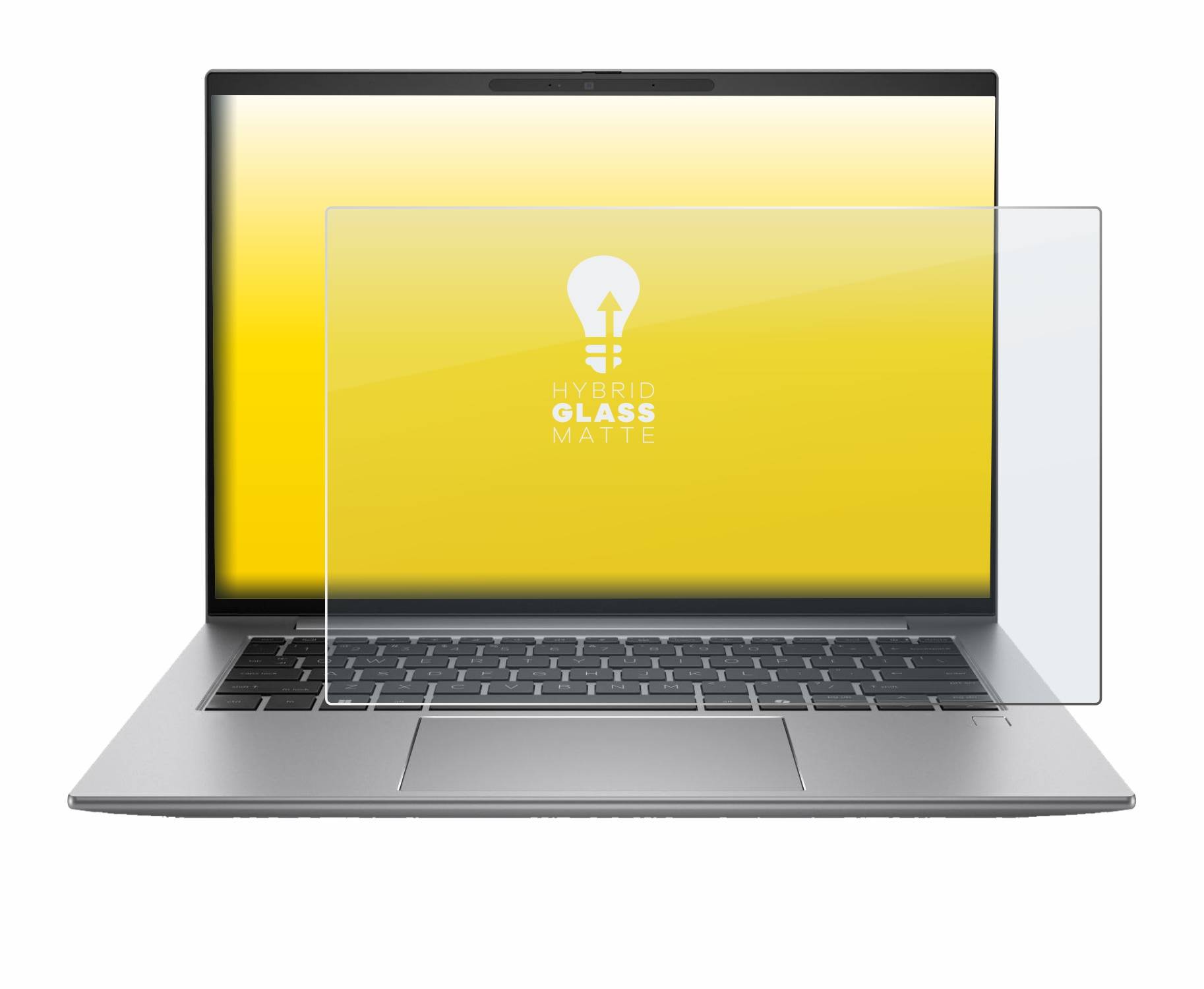 upscreen Hybrid Glas Matt Panzer-Folie für HP Zbook Firefly 14 G11