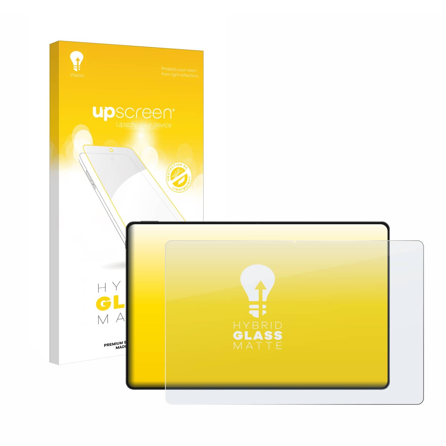 upscreen Hybrid Glas Matt Panzer-Folie für Honor MagicPad 2