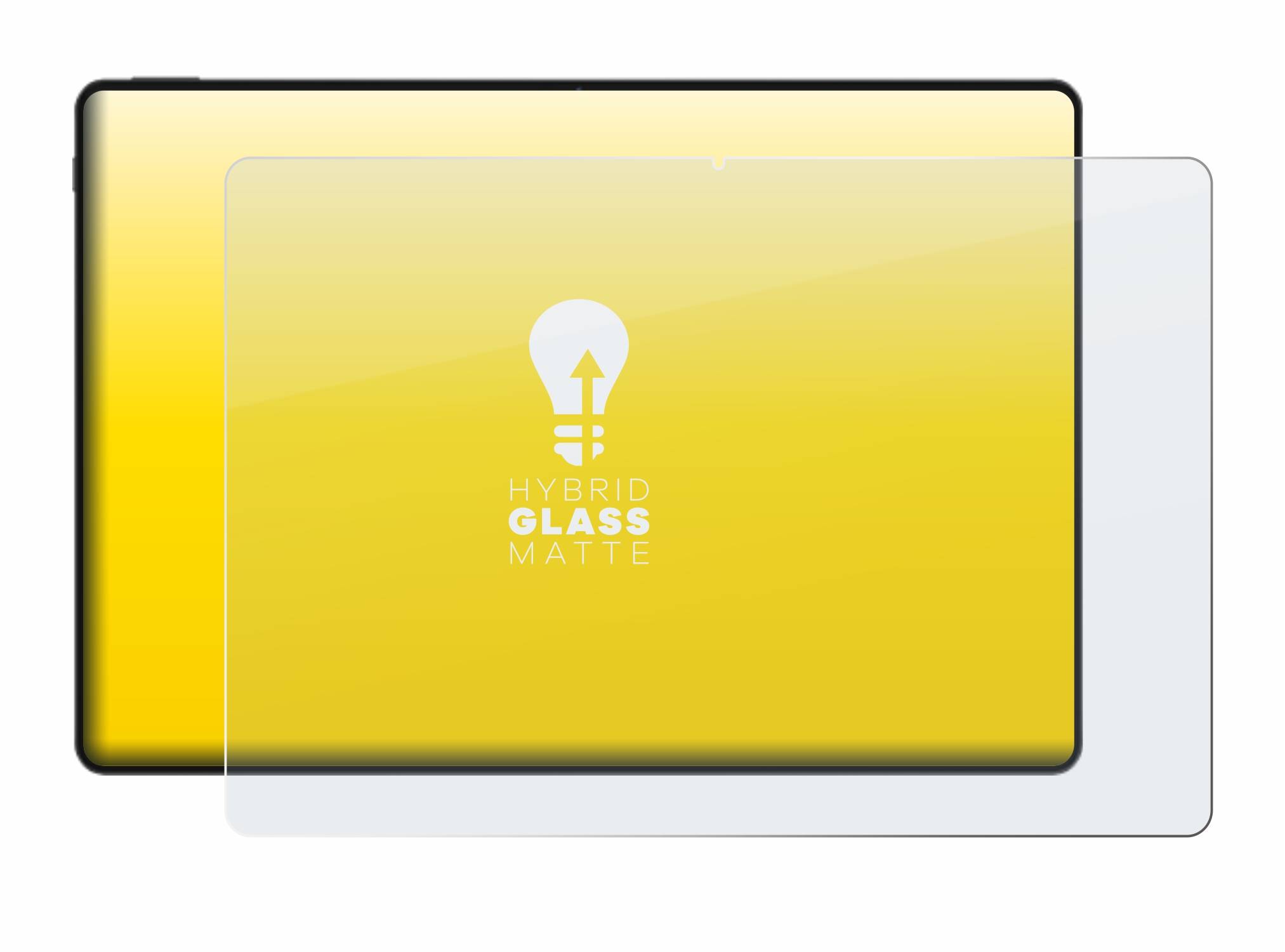 upscreen Hybrid Glas Matt Panzer-Folie für Honor MagicPad 2