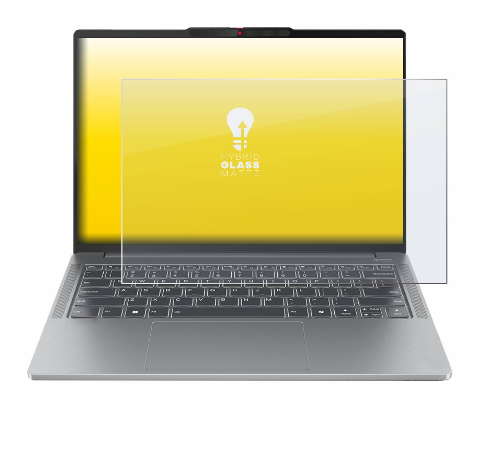 upscreen Hybrid Glas Matt Panzer-Folie für Lenovo IdeaPad Pro 5 14AHP9