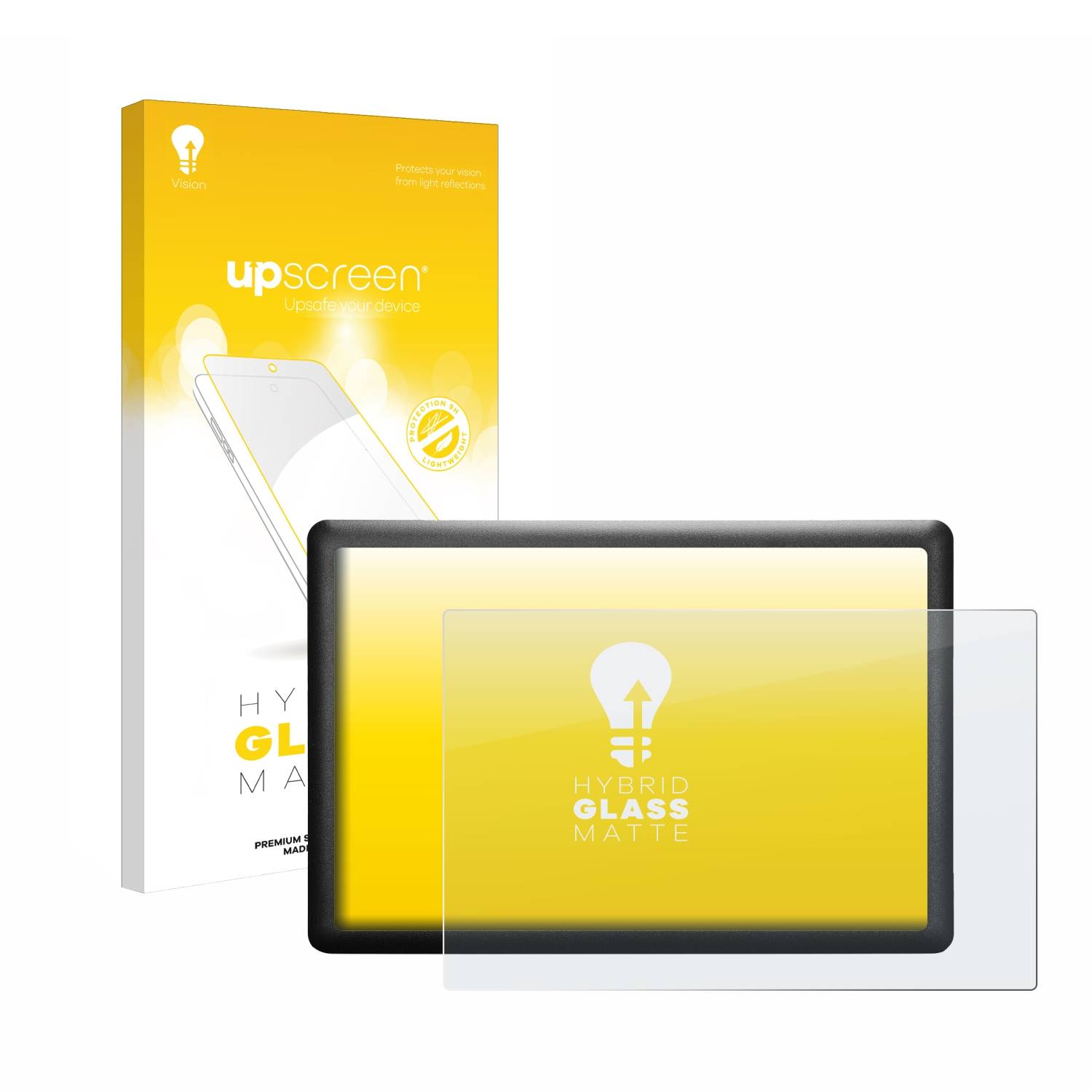 upscreen Hybrid Glas Matt Panzer-Folie für Wacom One S CTL-472-S