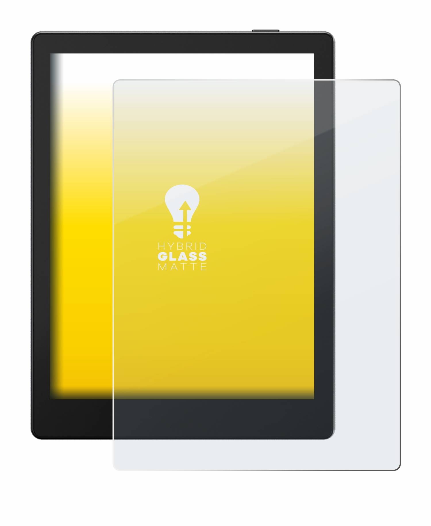 upscreen Hybrid Glas Matt Panzer-Folie für Onyx Boox Go 6