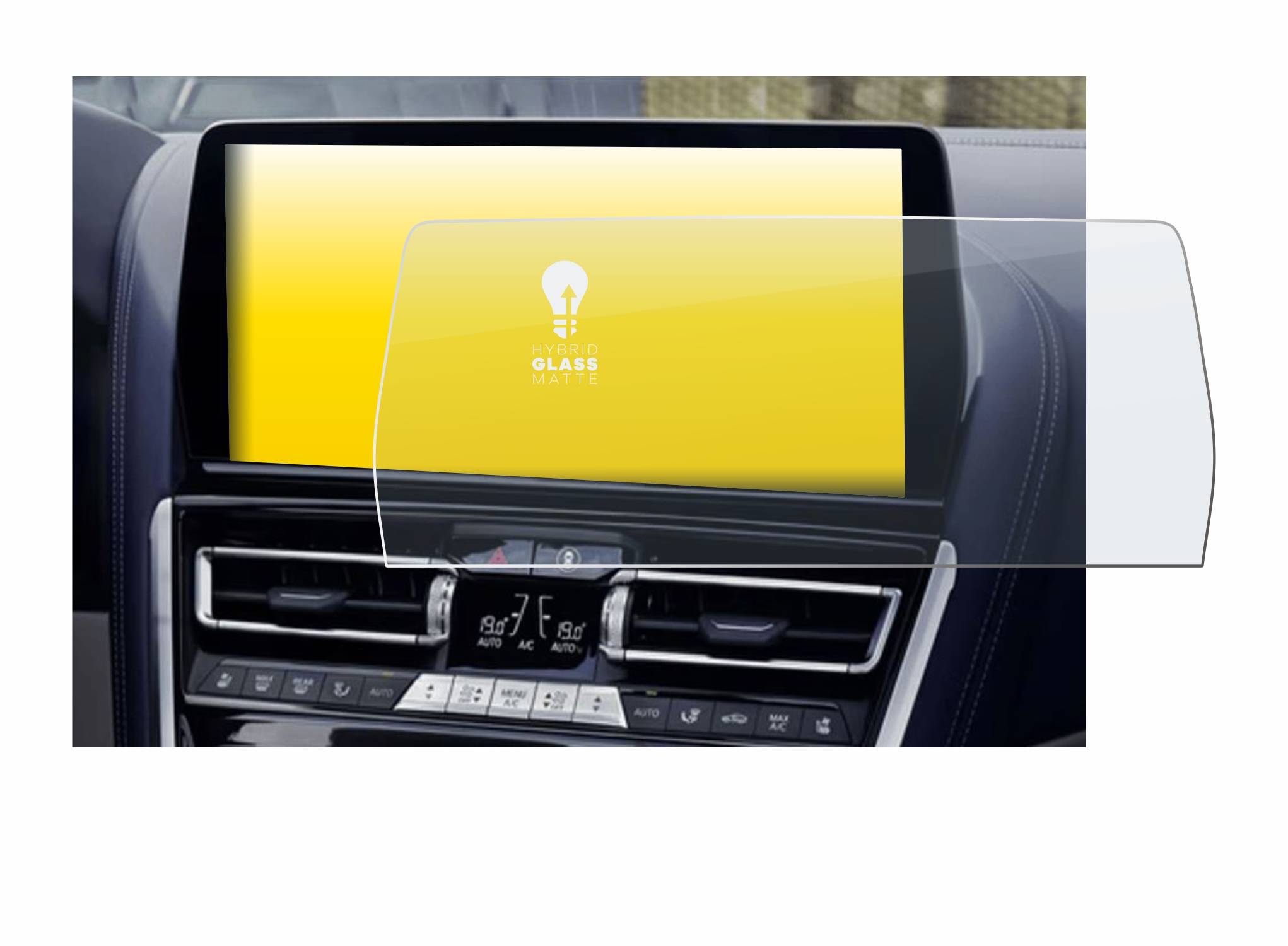 upscreen Hybrid Glas Matt Panzer-Folie für BMW facelift 8 series BJ 2022-2025