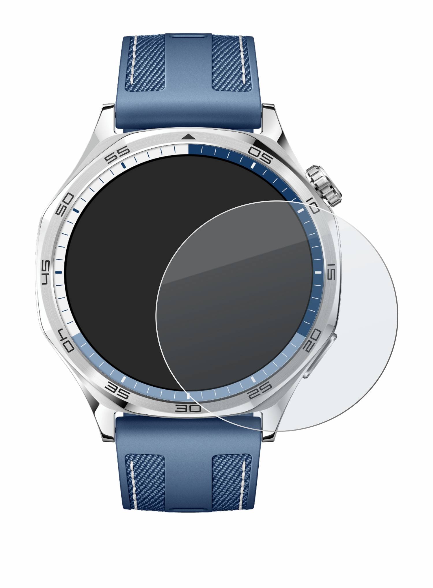 upscreen Hybrid Glas Matt Panzer-Folie für Huawei Watch GT 5 (46 mm)