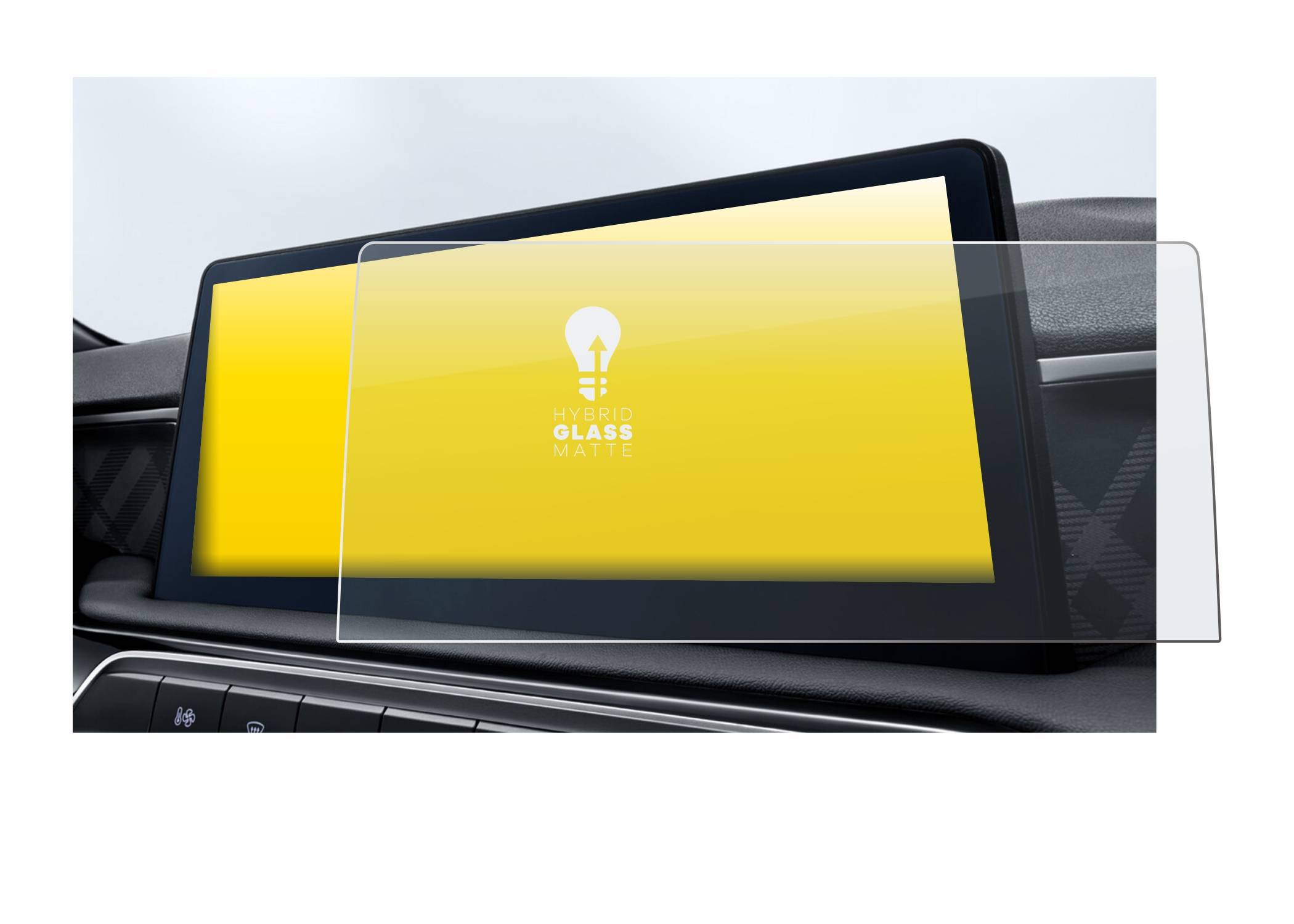 upscreen Hybrid Glas Matt Panzer-Folie für MG3 Hybrid Hybrid+ 2024