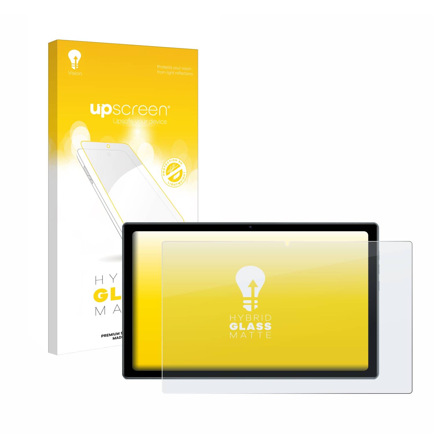 upscreen Hybrid Glas Matt Panzer-Folie für Xgody P70 Pro