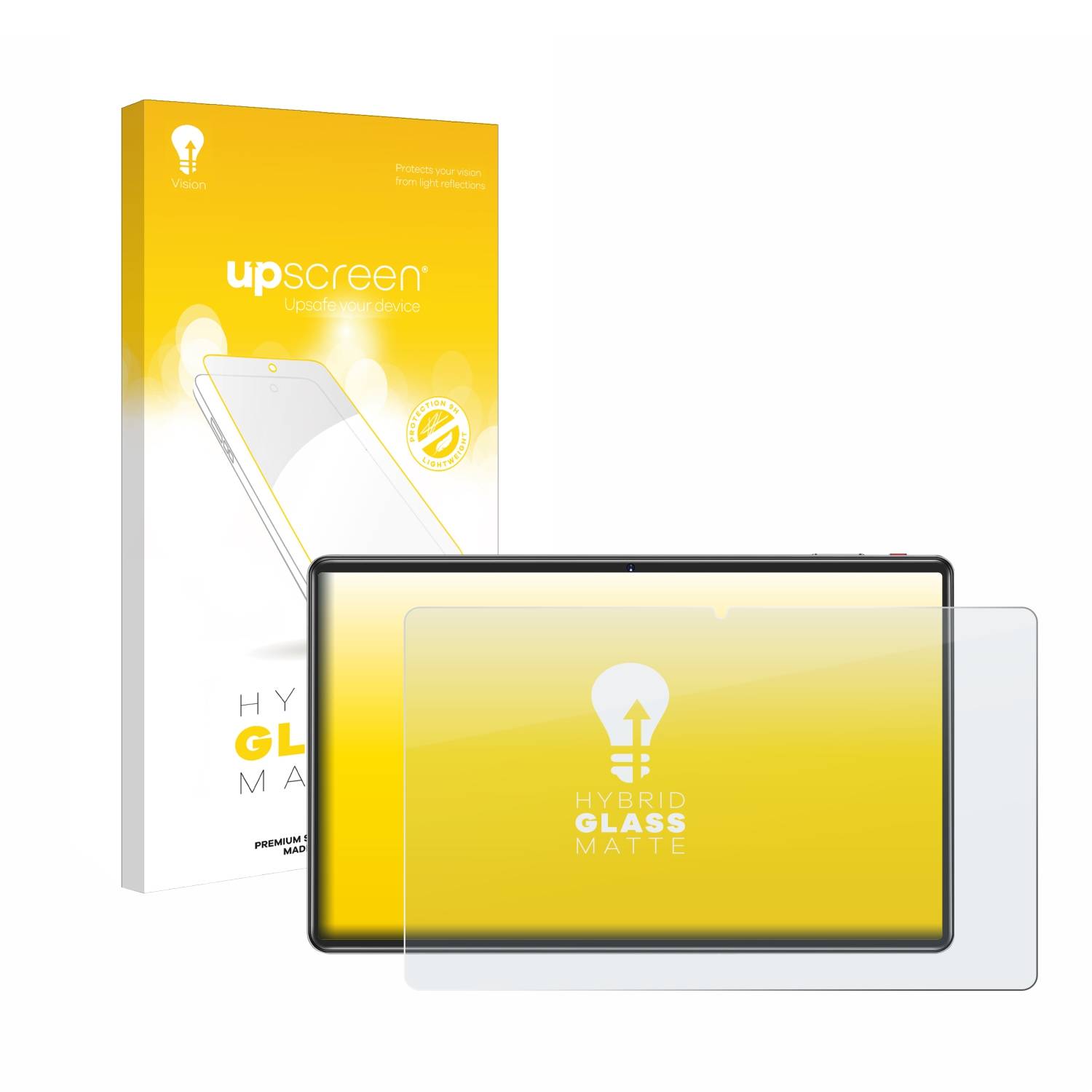 upscreen Hybrid Glas Matt Panzer-Folie für Facetel Q7 11