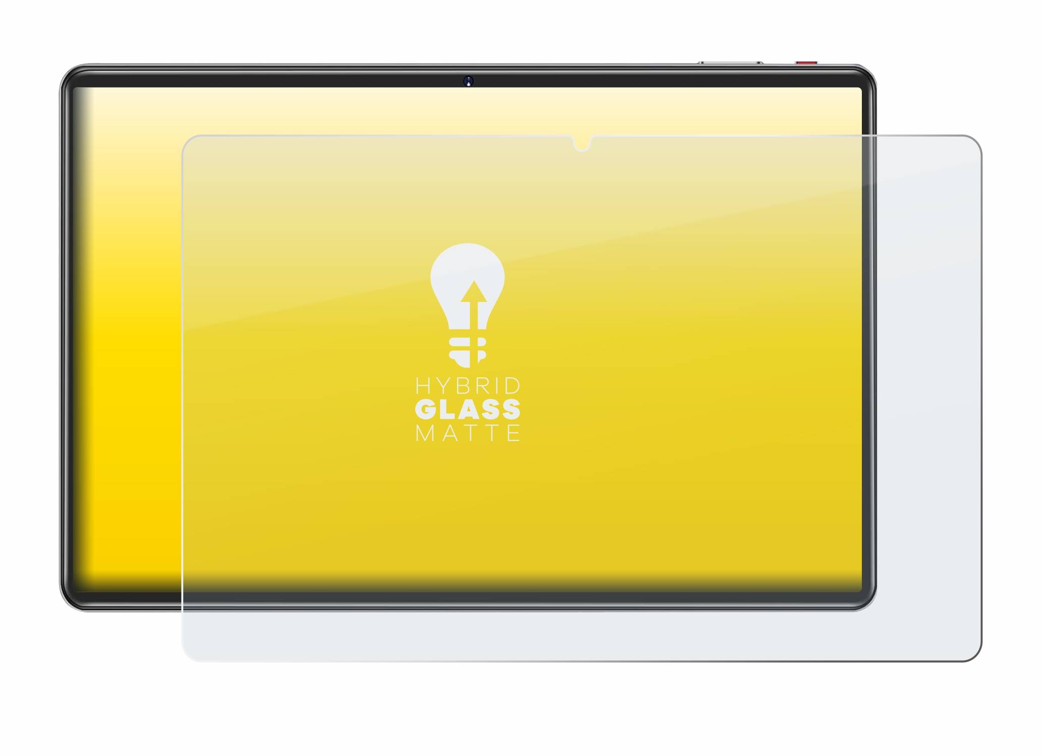 upscreen Hybrid Glas Matt Panzer-Folie für Facetel Q7 11