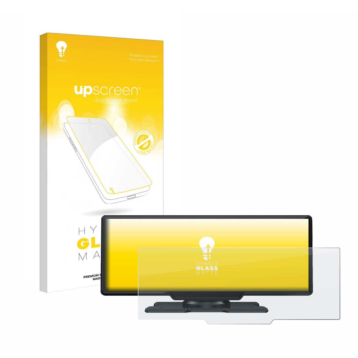 upscreen Hybrid Glas Matt Panzer-Folie für Lamto 9.26 wireless carplay