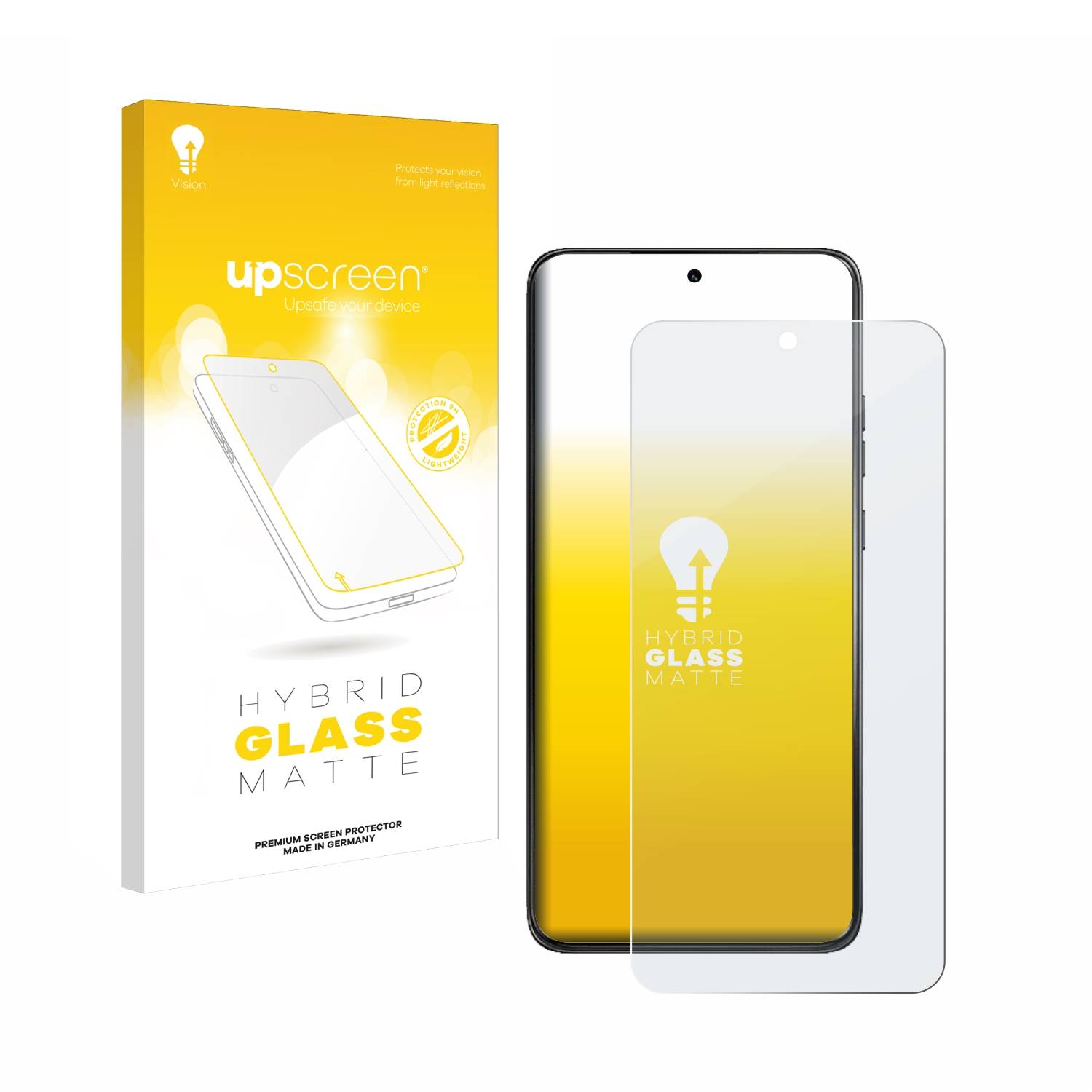 upscreen Hybrid Glas Matt Panzer-Folie für Motorola ThinkPhone 25