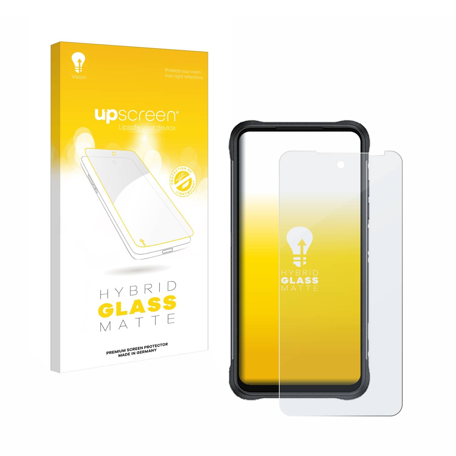 upscreen Hybrid Glas Matt Panzer-Folie für GlobeXplorer GPX Pro 4