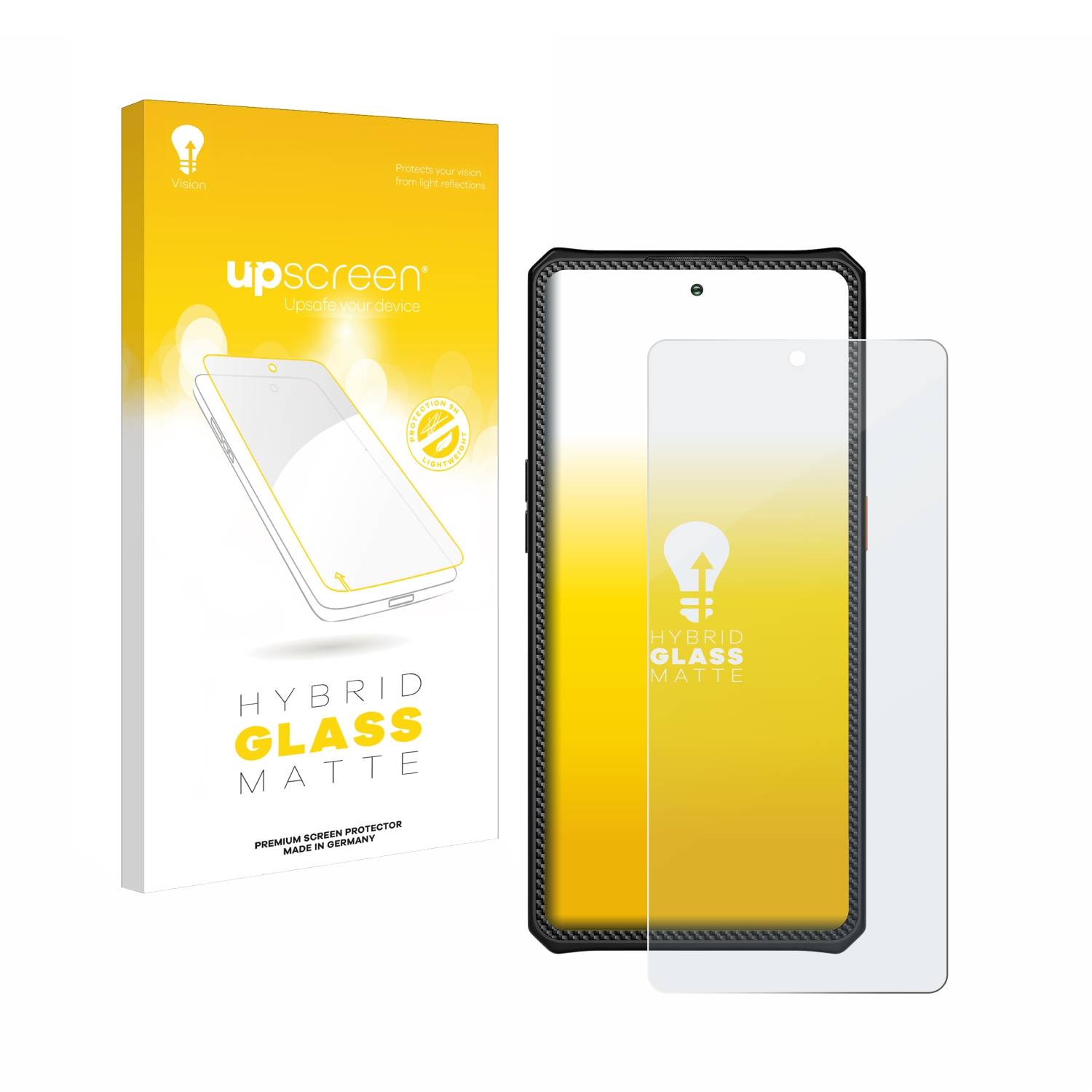 upscreen Hybrid Glas Matt Panzer-Folie für iiiF150 Air 2 Ultra