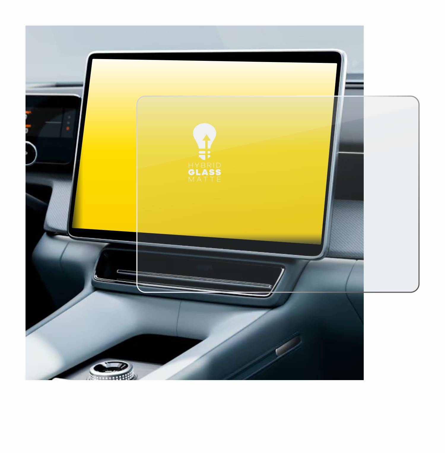 upscreen Hybrid Glas Matt Panzer-Folie für Polestar 4 2025