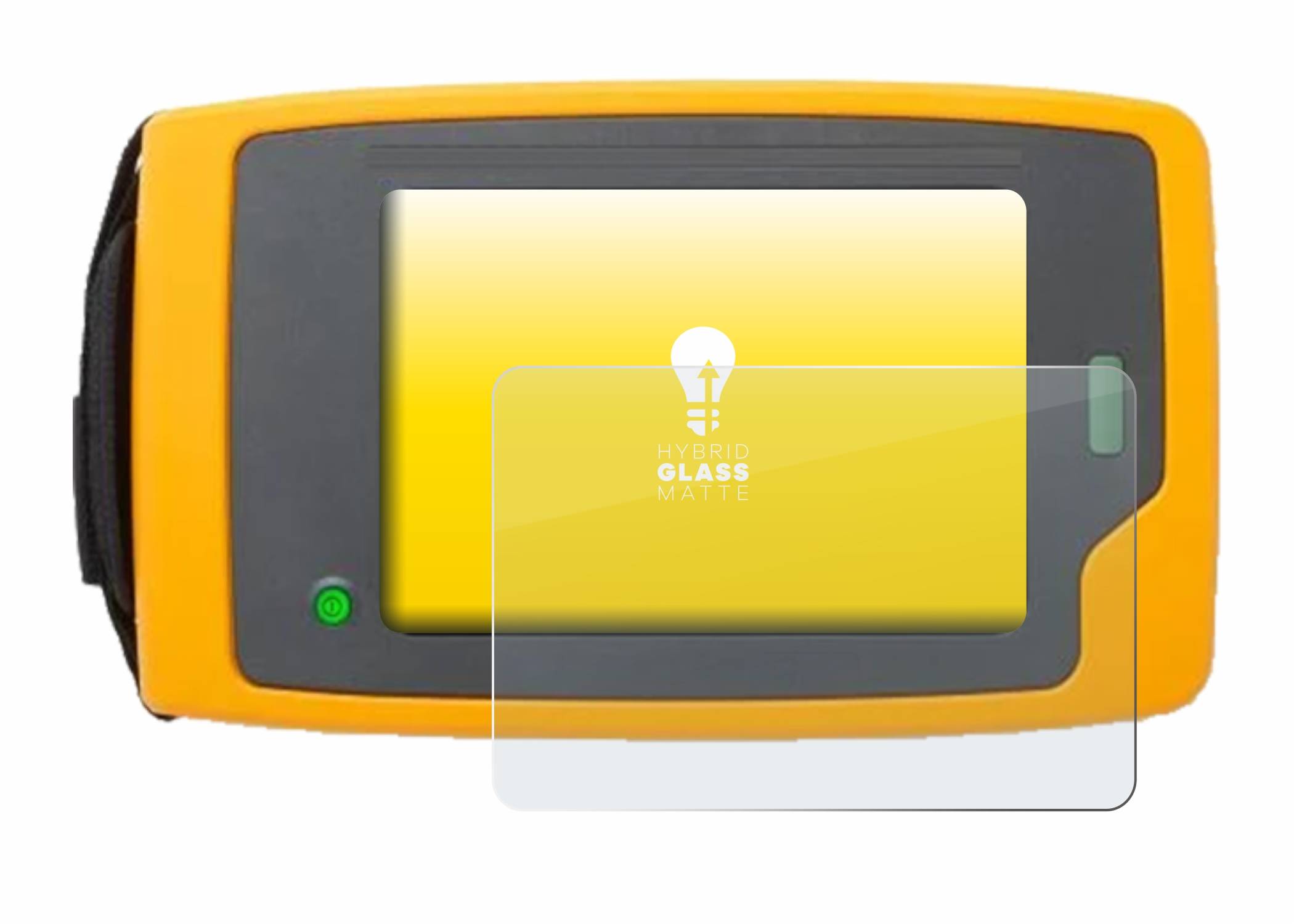 upscreen Hybrid Glas Matt Panzer-Folie für Fluke ii915