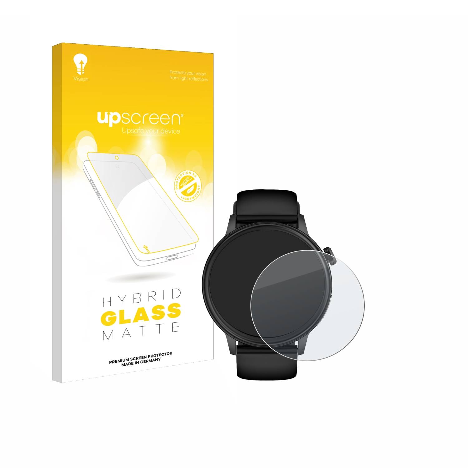 upscreen Hybrid Glas Matt Panzer-Folie für YYKY ET470 1.4