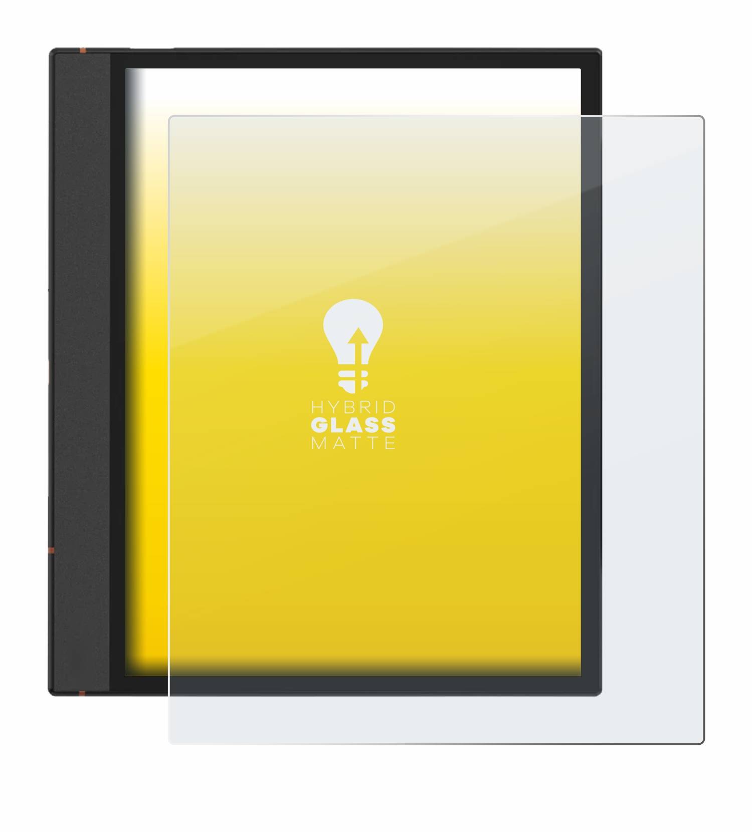 upscreen Hybrid Glas Matt Panzer-Folie für Onyx Boox Note Air 4C