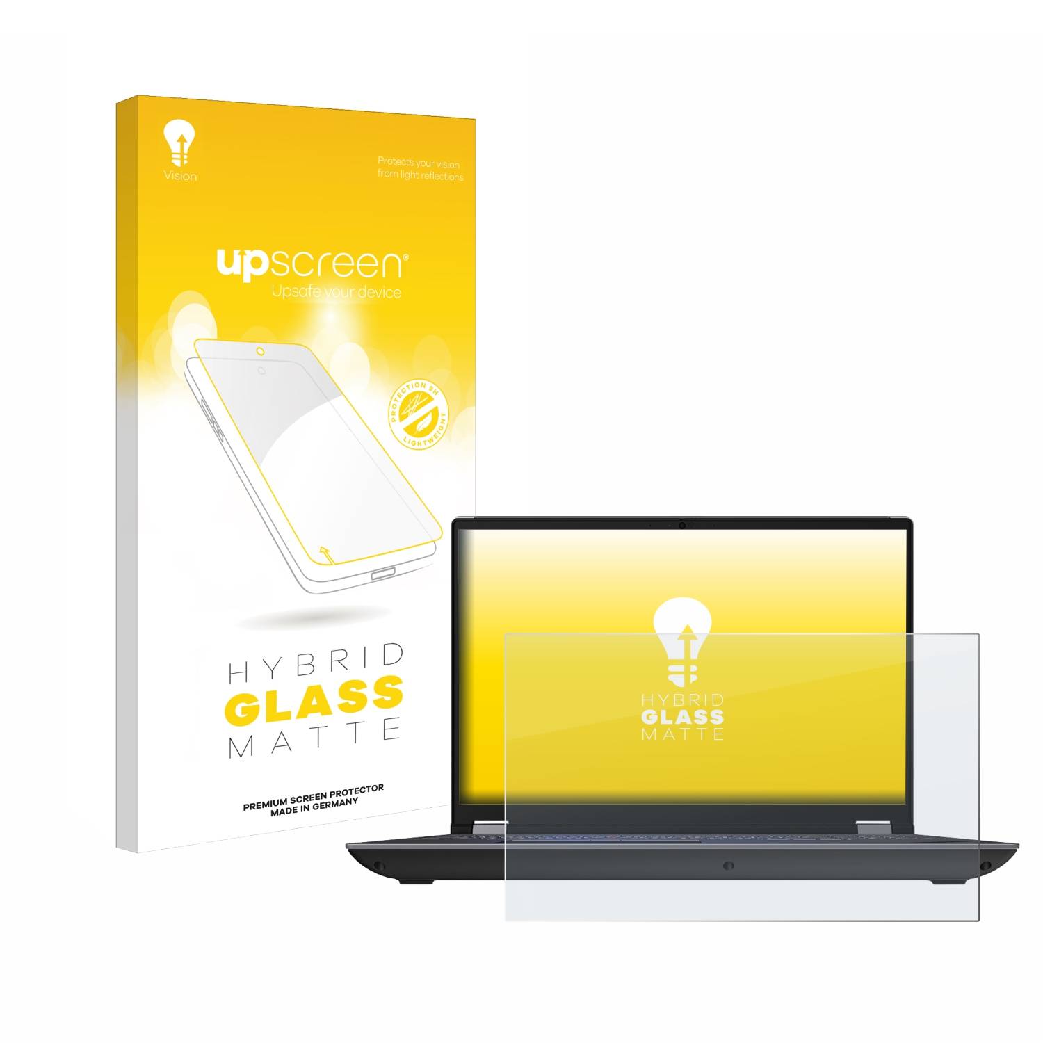 upscreen Hybrid Glas Matt Panzer-Folie für Lenovo ThinkPad P16 Gen 2 16