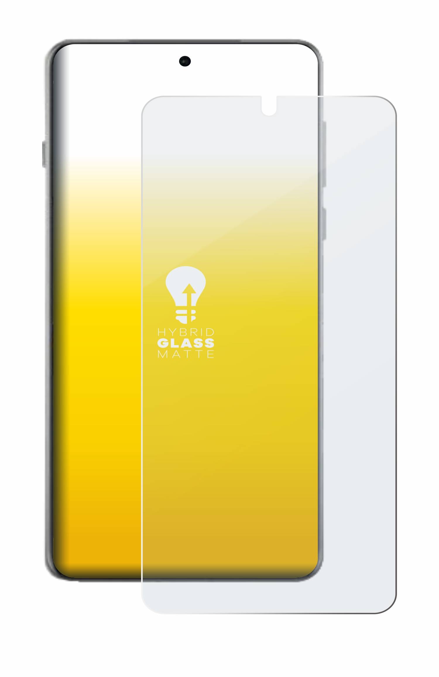 upscreen Hybrid Glas Matt Panzer-Folie für Oppo Find X8 Pro