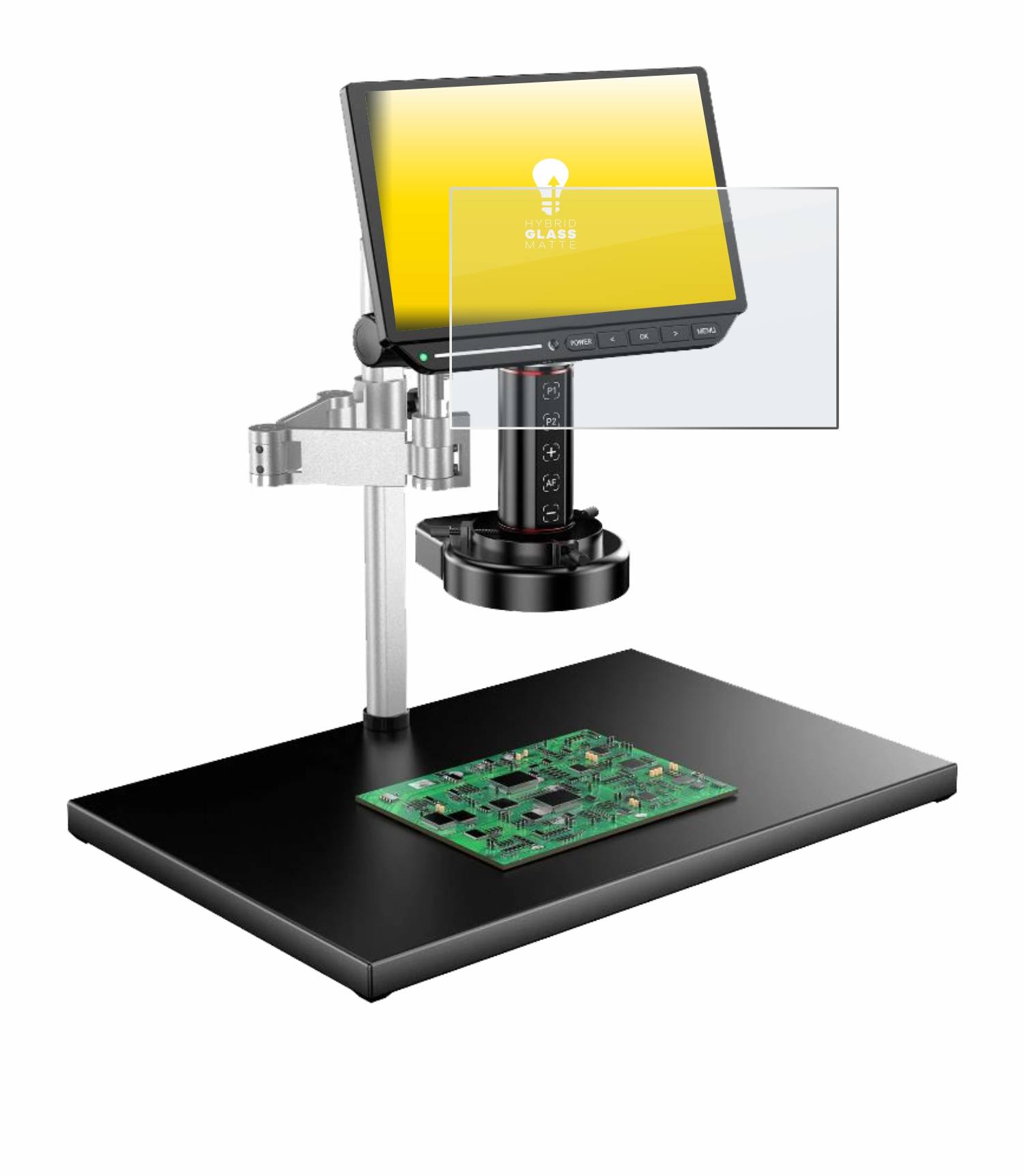 upscreen Hybrid Glas Matt Panzer-Folie für Tomlov TM4K-AF-MAX