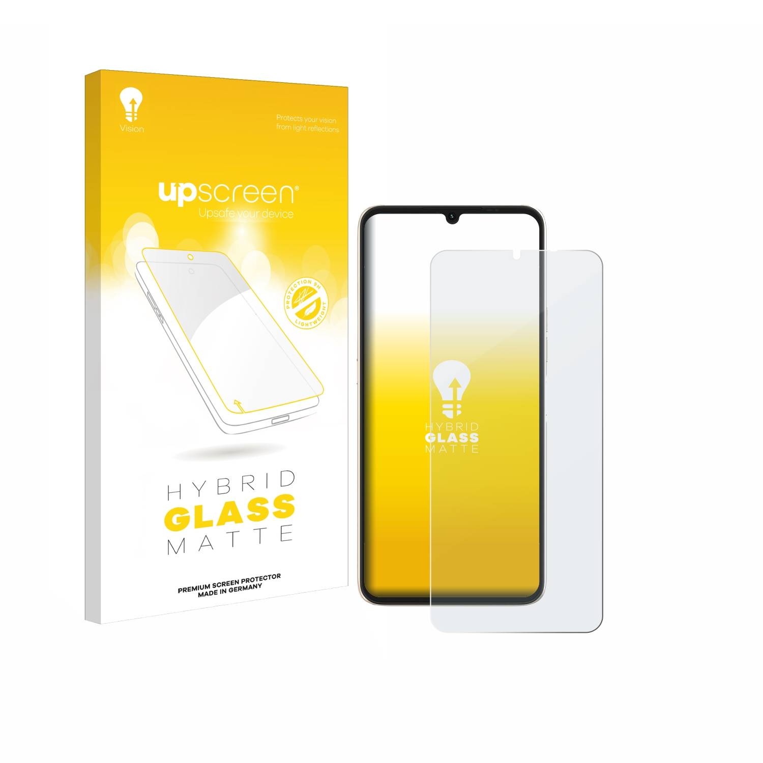 upscreen Hybrid Glas Matt Panzer-Folie für Umidigi F3 S