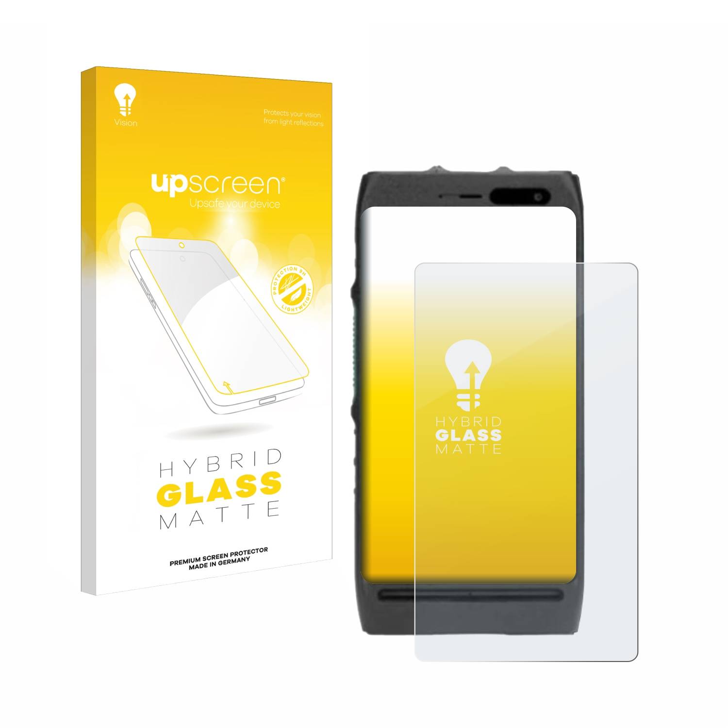 upscreen Hybrid Glas Matt Panzer-Folie für Motorola Lex C10