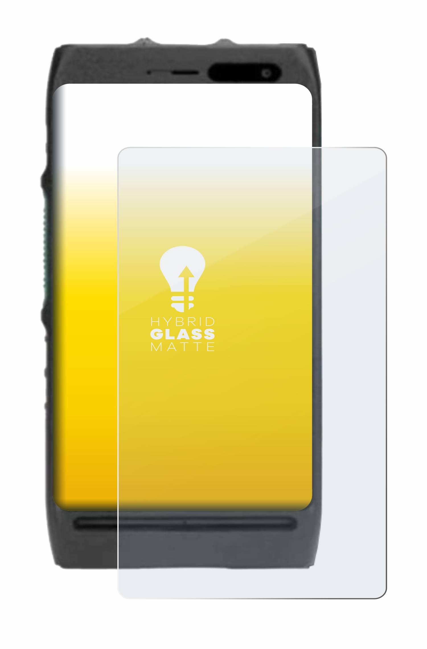 upscreen Hybrid Glas Matt Panzer-Folie für Motorola Lex C10