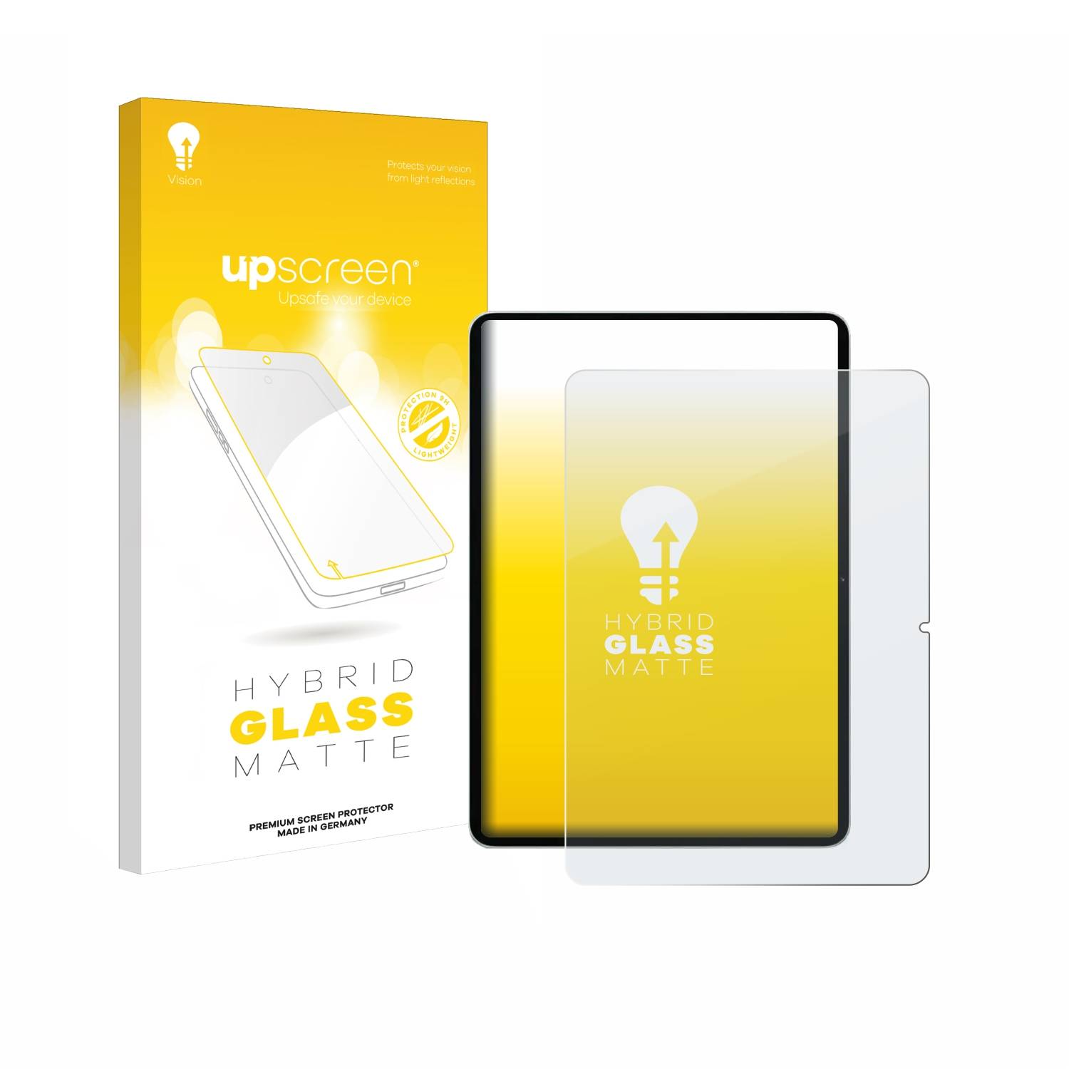 upscreen Hybrid Glas Matt Panzer-Folie für Xiaomi Pad 7